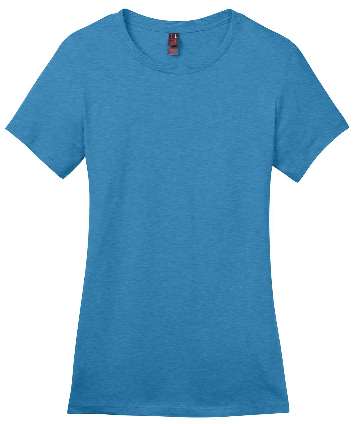DM104L_CleanDenim_Flat_Front_2012 District Women's Perfect Weight Tee