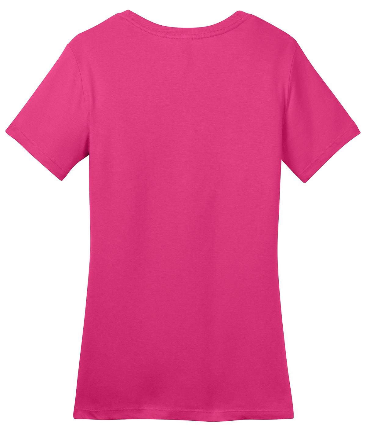 DM104L_DarkFuchsia_Flat_Back District Women's Perfect Weight Tee