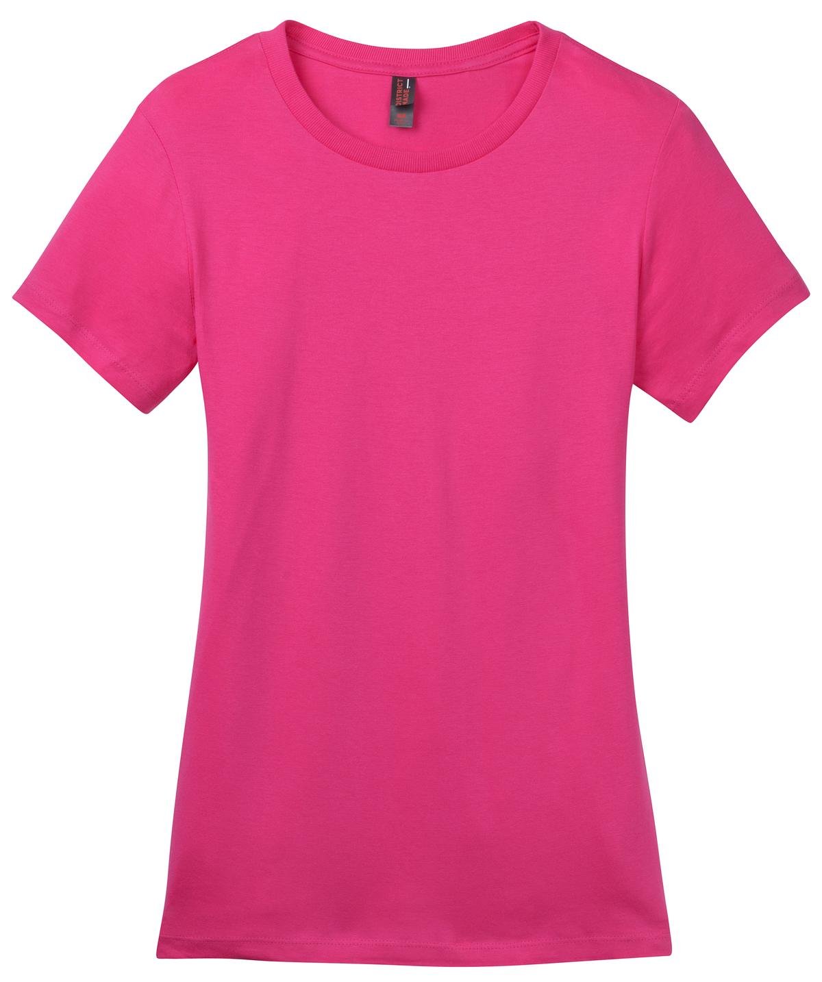 DM104L_DarkFuchsia_Flat_Front_2012 District Women's Perfect Weight Tee