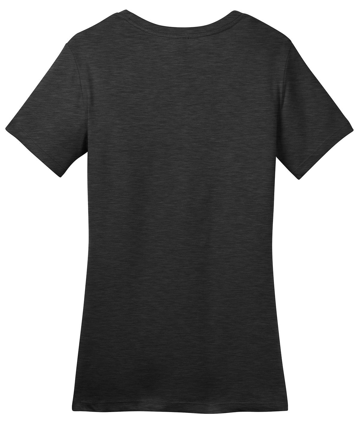 DM104L_HeatheredCharcoal_Flat_Back District Women's Perfect Weight Tee