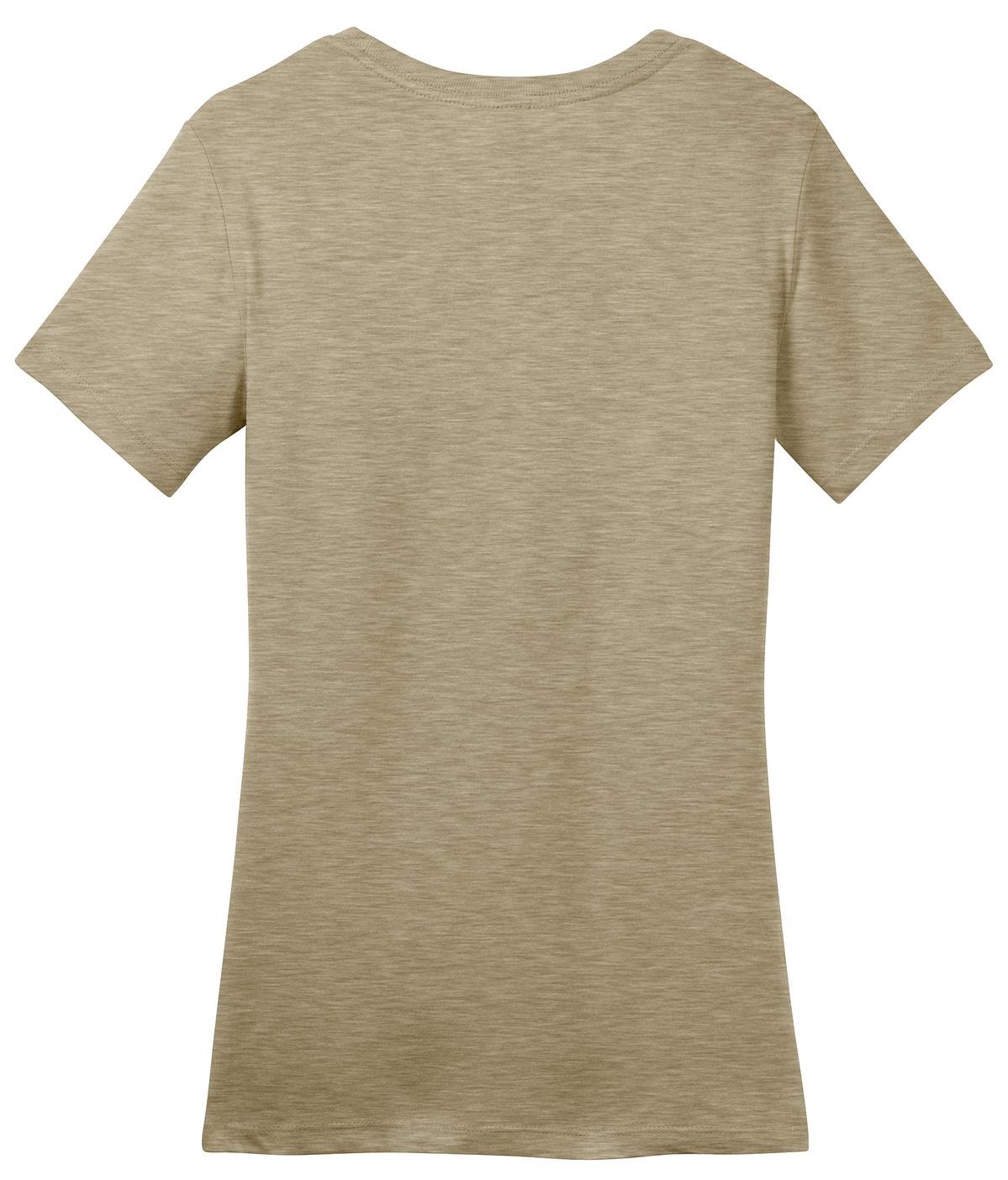 DM104L_HeatheredLatte_Flat_Back District Women's Perfect Weight Tee