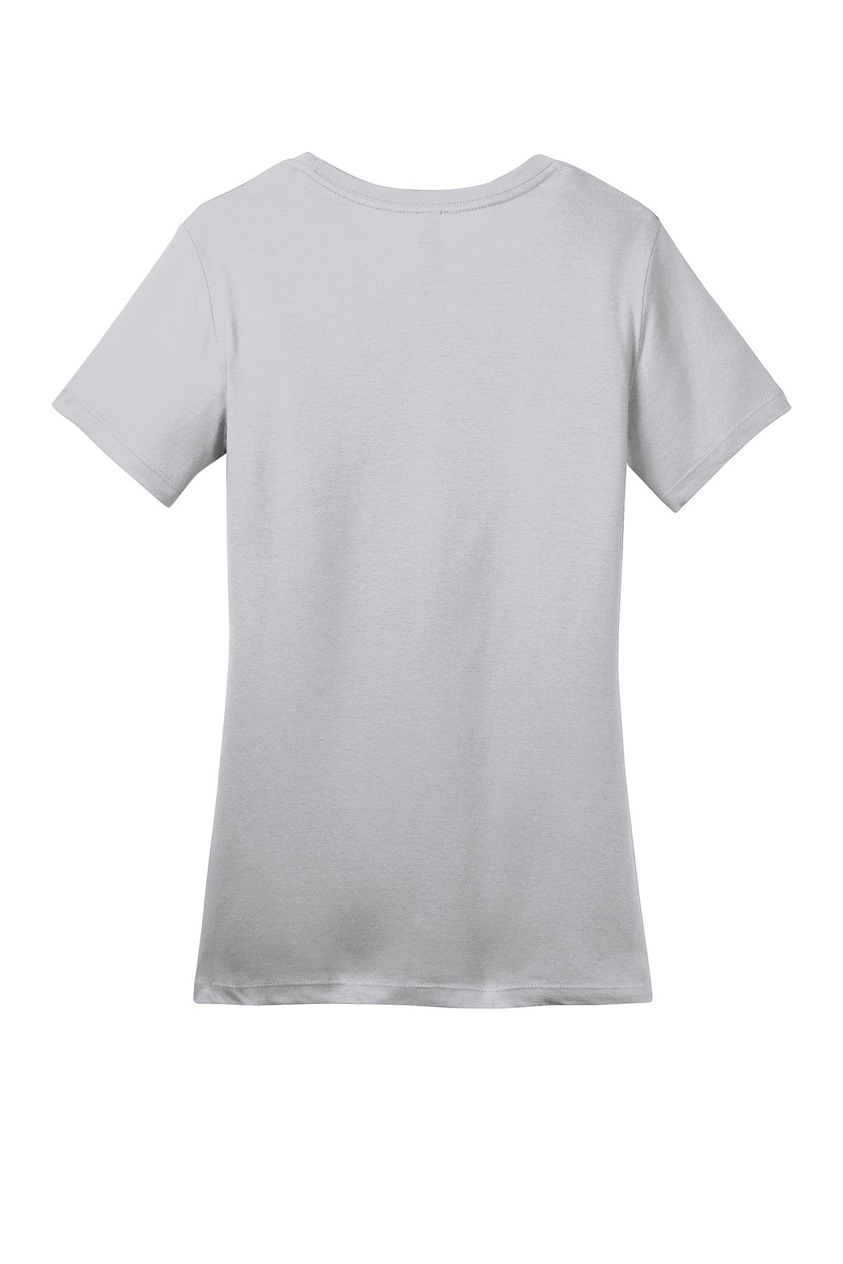 DM104L_silver_flat_back District Women's Perfect Weight Tee