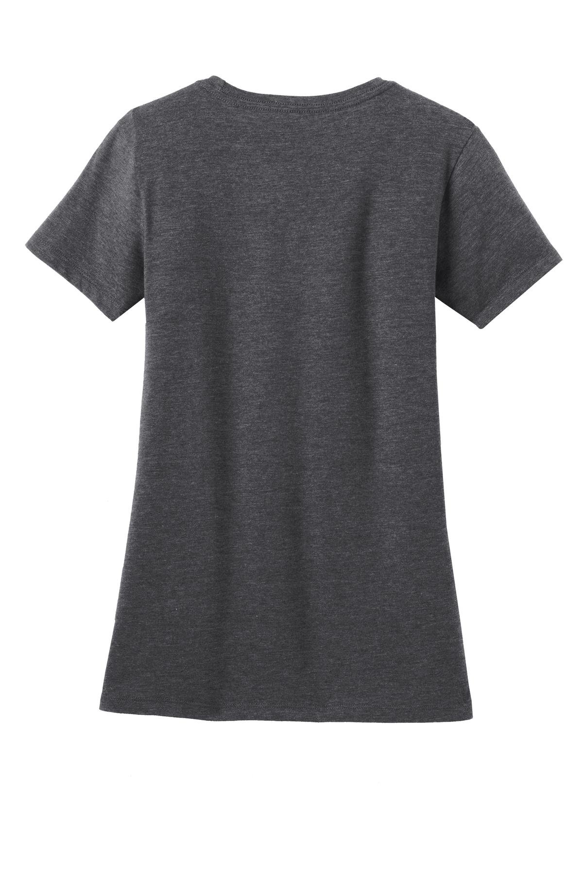 DM108L_hthrdcharcoal_flat_back District Women's Perfect Blend Tee