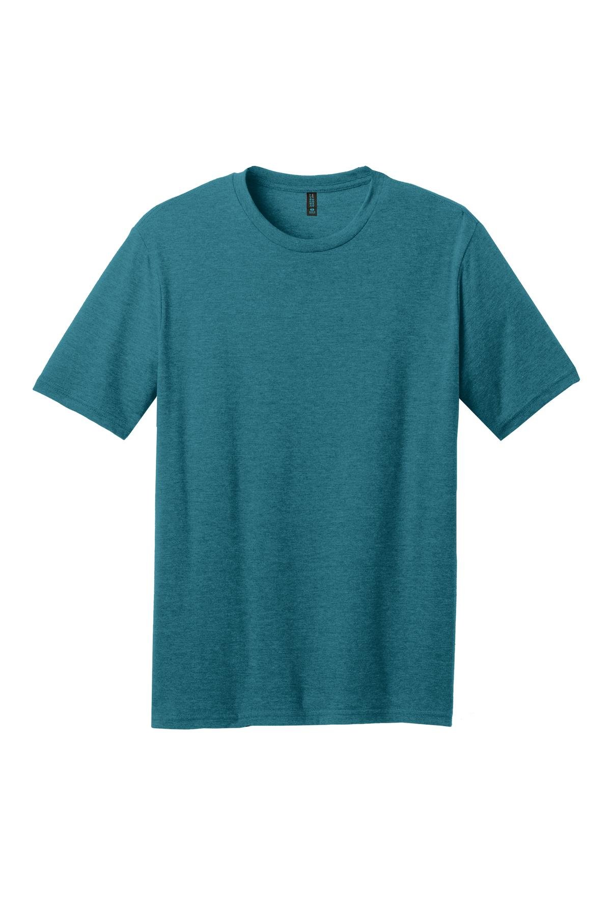 DM108_hthrdteal_flat_front District Perfect Blend Tee.
