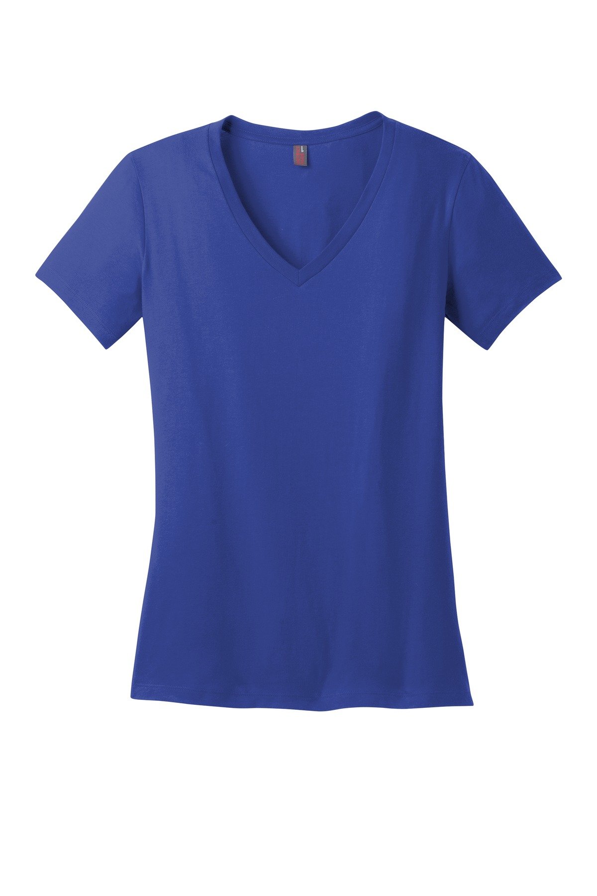 DM1170L_deeproyal_flat_front District - Women's Perfect Weight V-Neck Tee.
