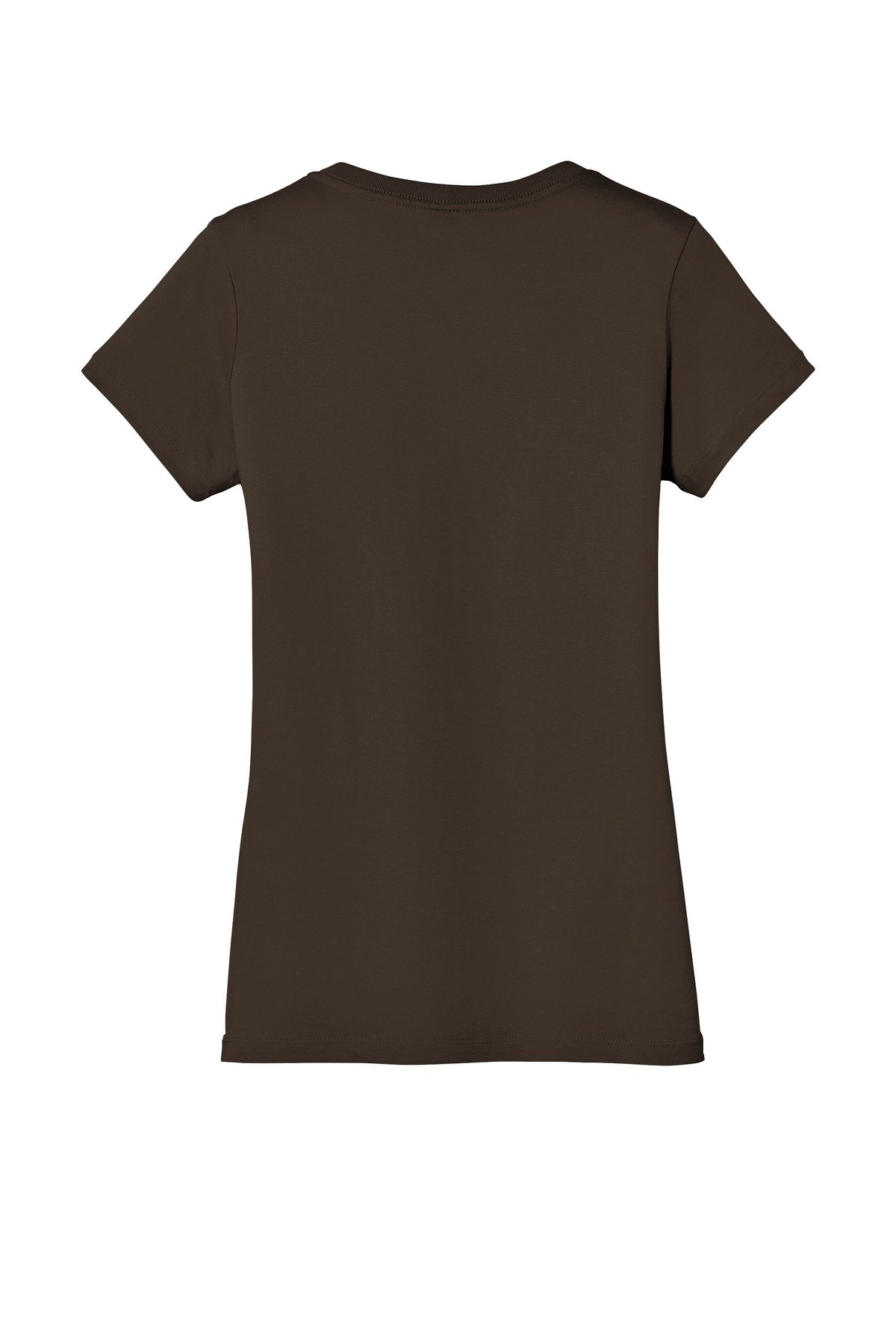 DM1170L_espresso_flat_back District - Women's Perfect Weight V-Neck Tee.