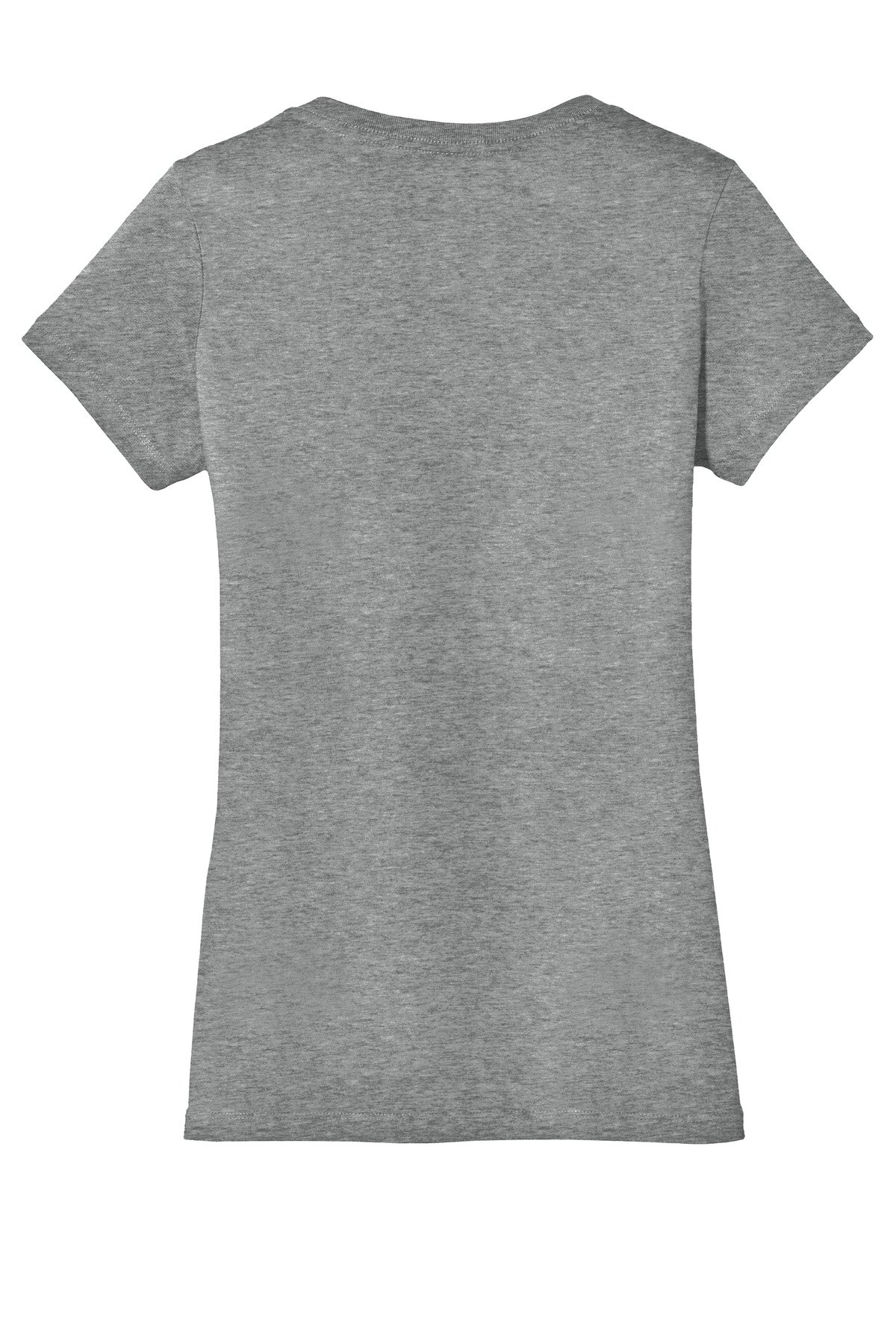 DM1170L_heatherednickel_flat_back District - Women's Perfect Weight V-Neck Tee.