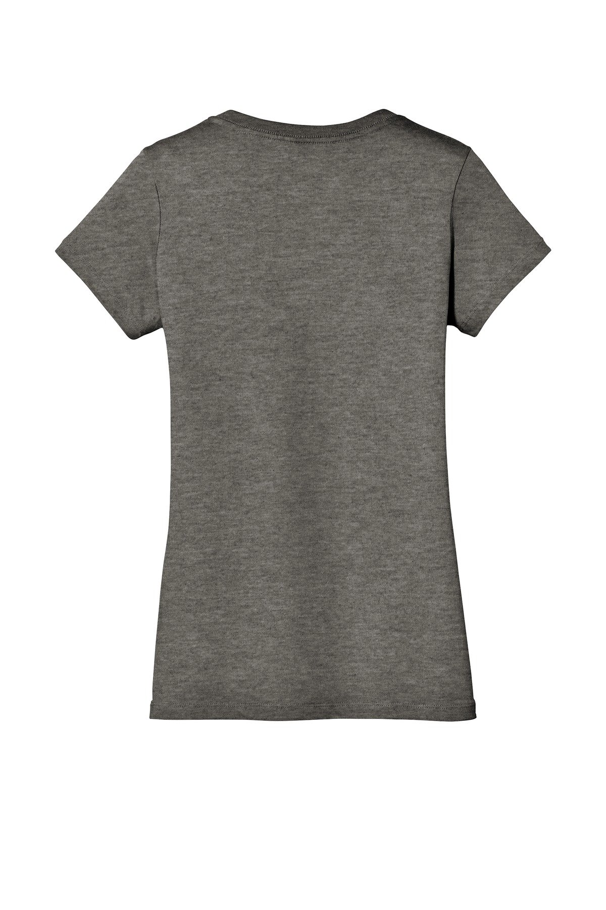 DM1170L_hthredcharcoal_flat_back District - Women's Perfect Weight V-Neck Tee.