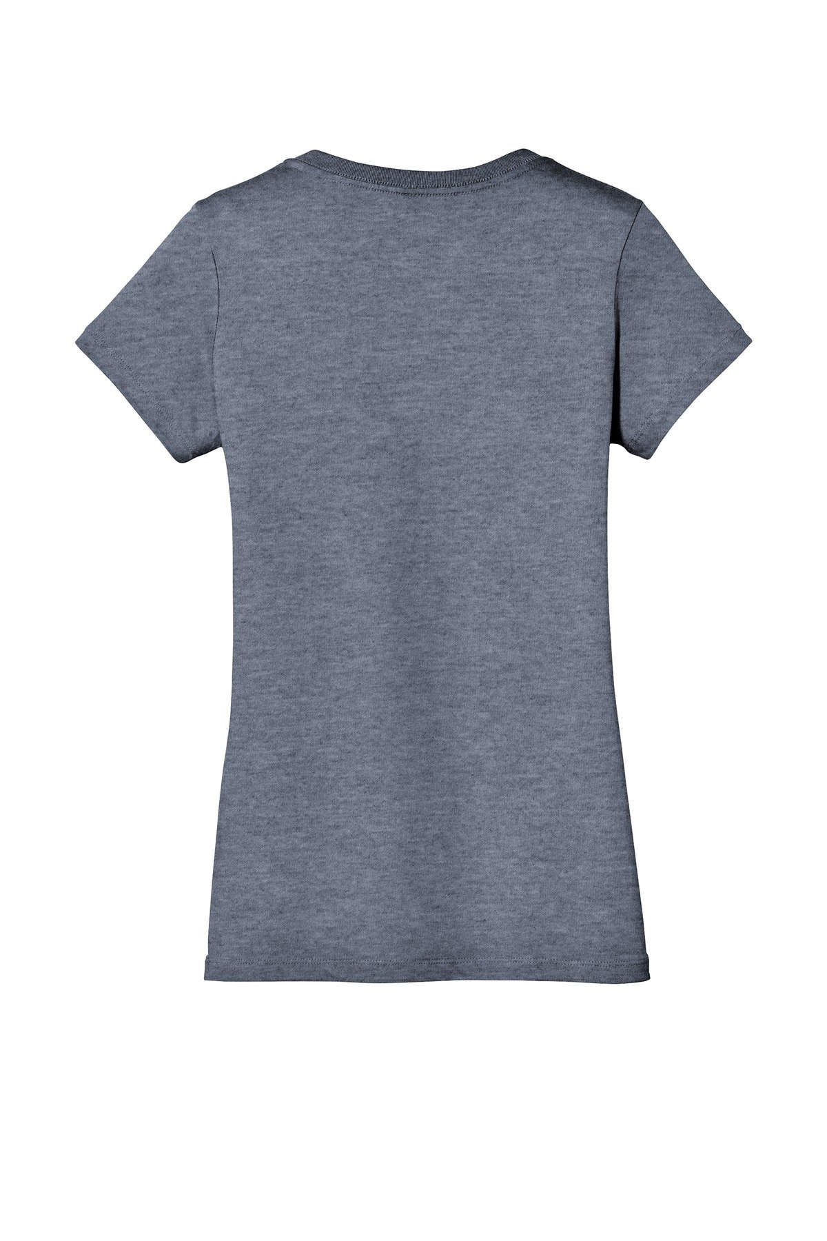 DM1170L_hthrednavy_flat_back District - Women's Perfect Weight V-Neck Tee.