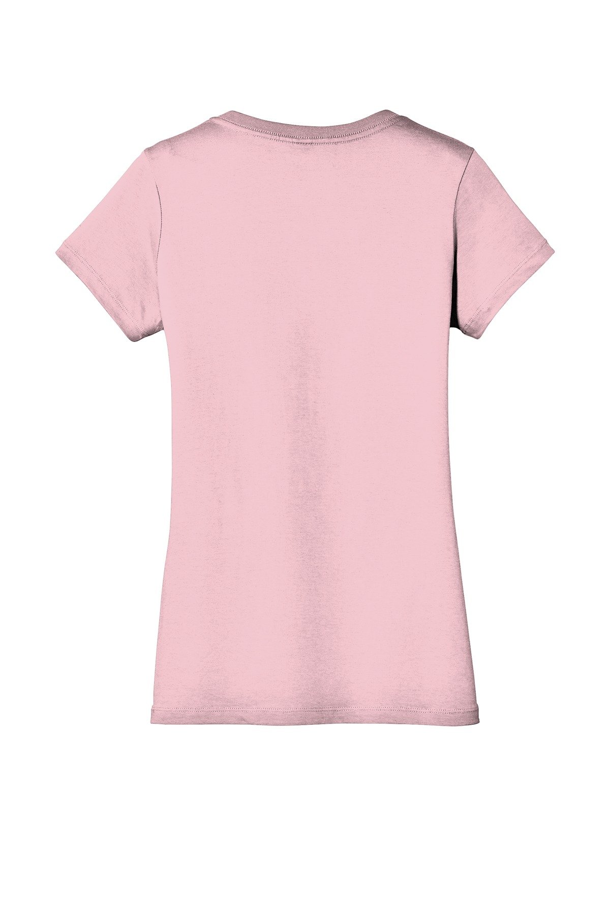 DM1170L_lightpink_flat_back District - Women's Perfect Weight V-Neck Tee.