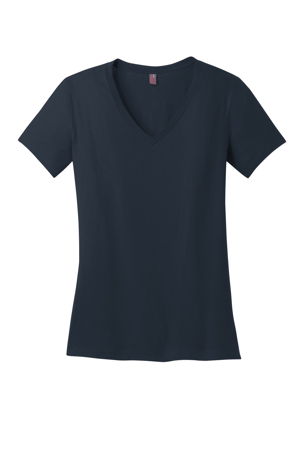 DM1170L_newnavy_flat_front District - Women's Perfect Weight V-Neck Tee.