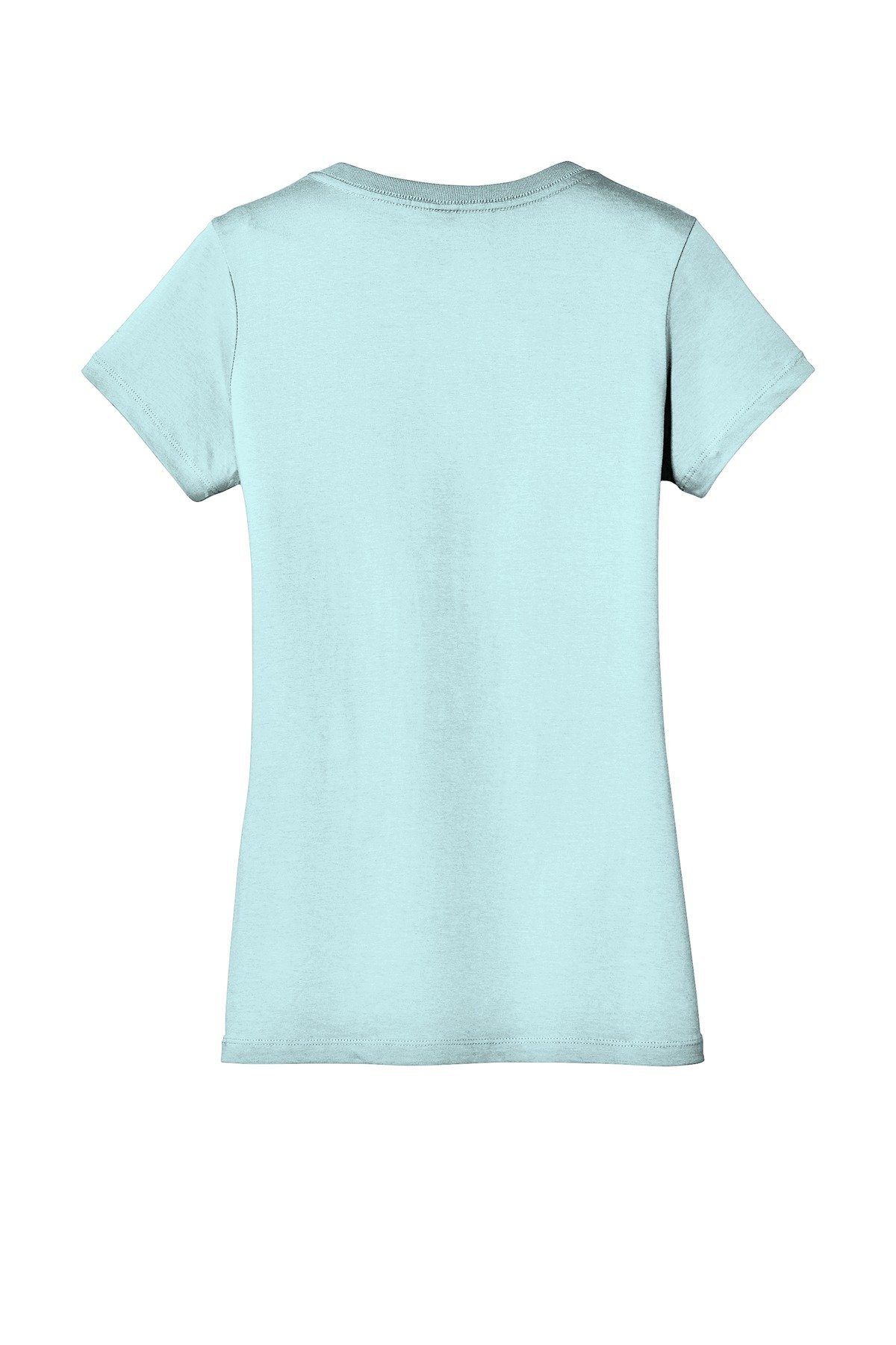 DM1170L_seaglassblue_flat_back District - Women's Perfect Weight V-Neck Tee.