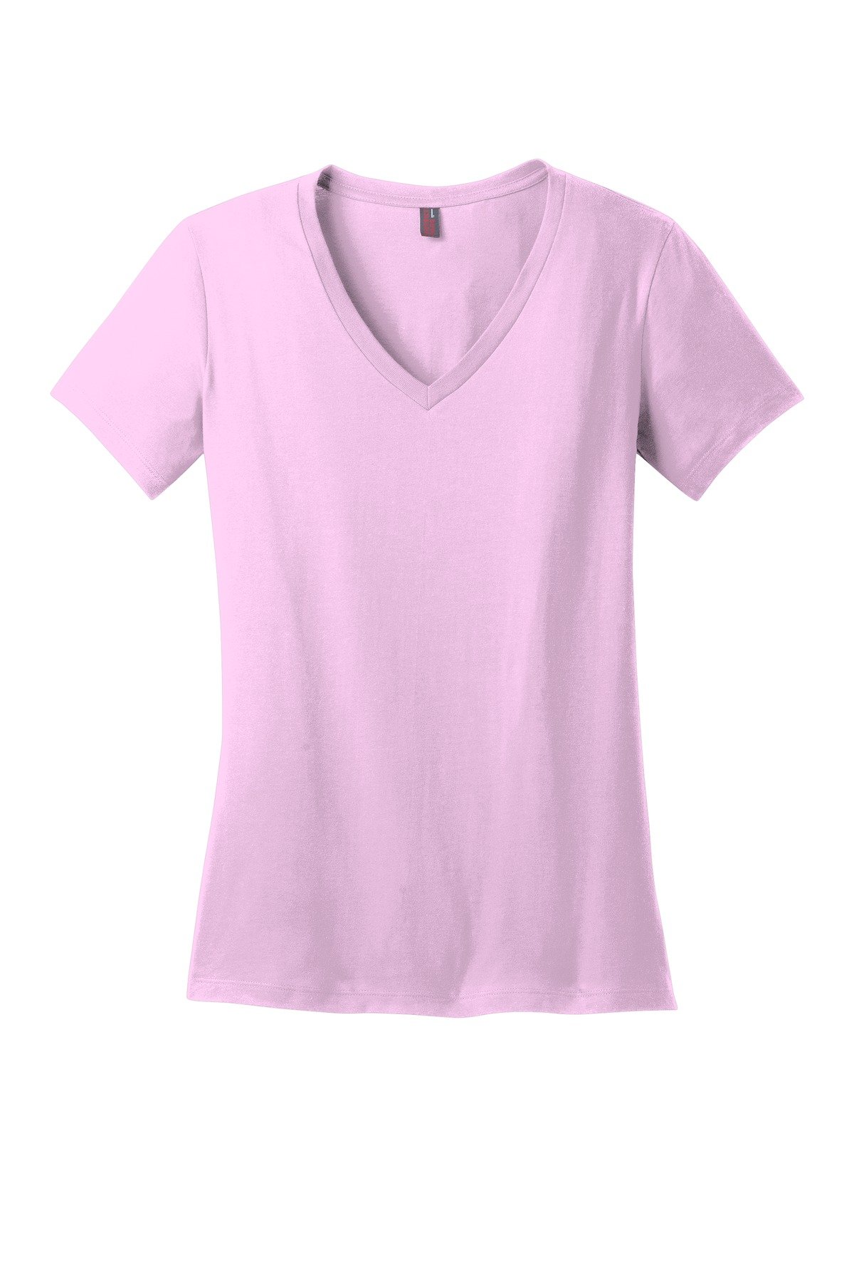 DM1170L_softpurple_flat_front District - Women's Perfect Weight V-Neck Tee.
