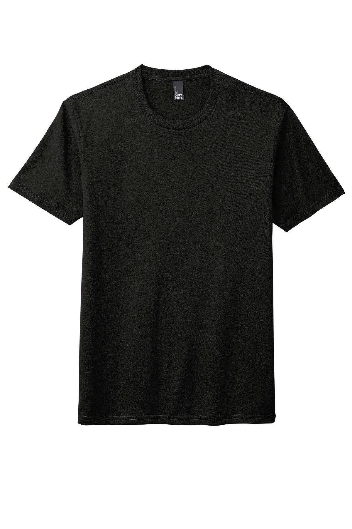 DM130DTG_black_flat_front District Perfect Tri DTG Tee