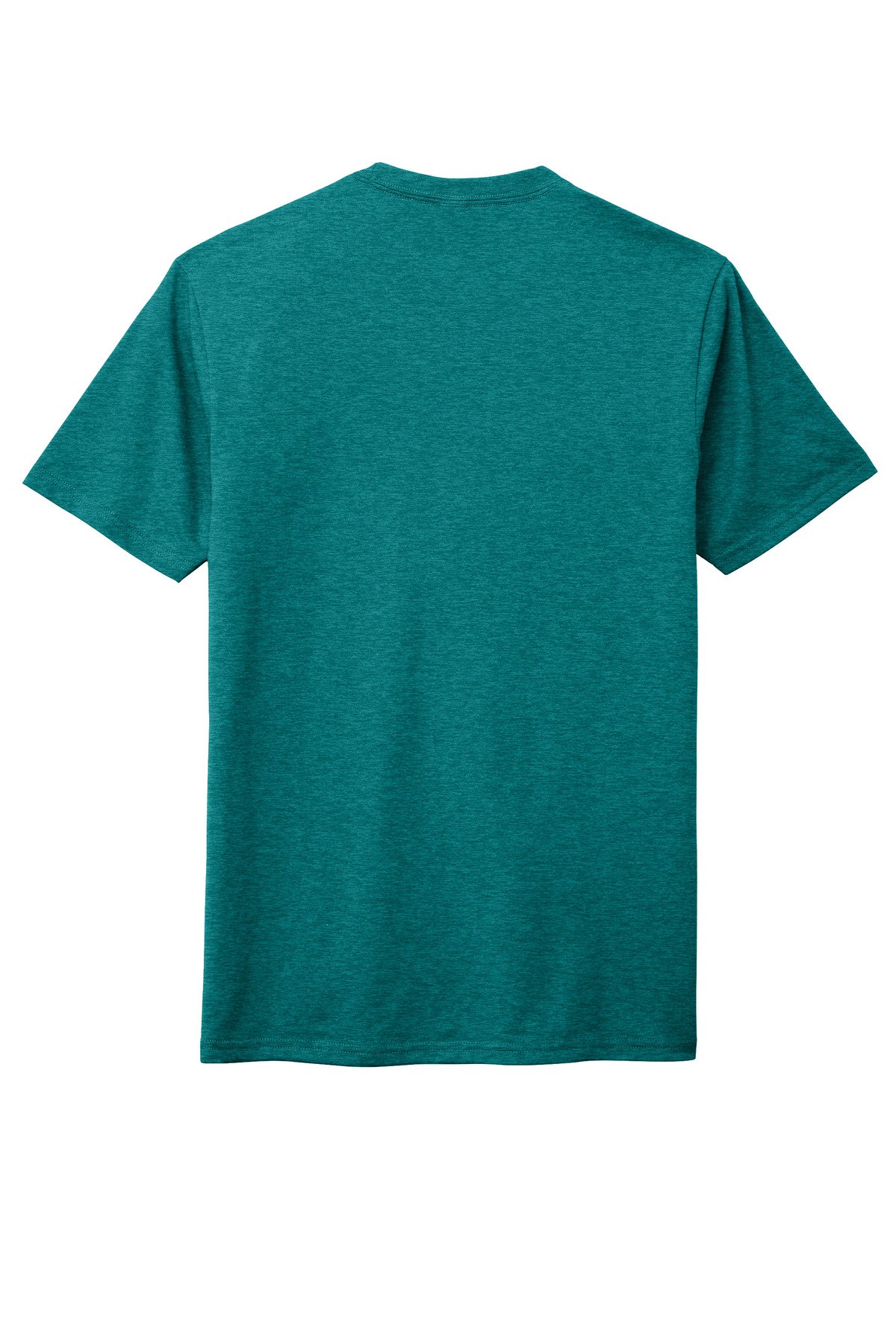 DM130DTG_heatheredteal_flat_back District Perfect Tri DTG Tee