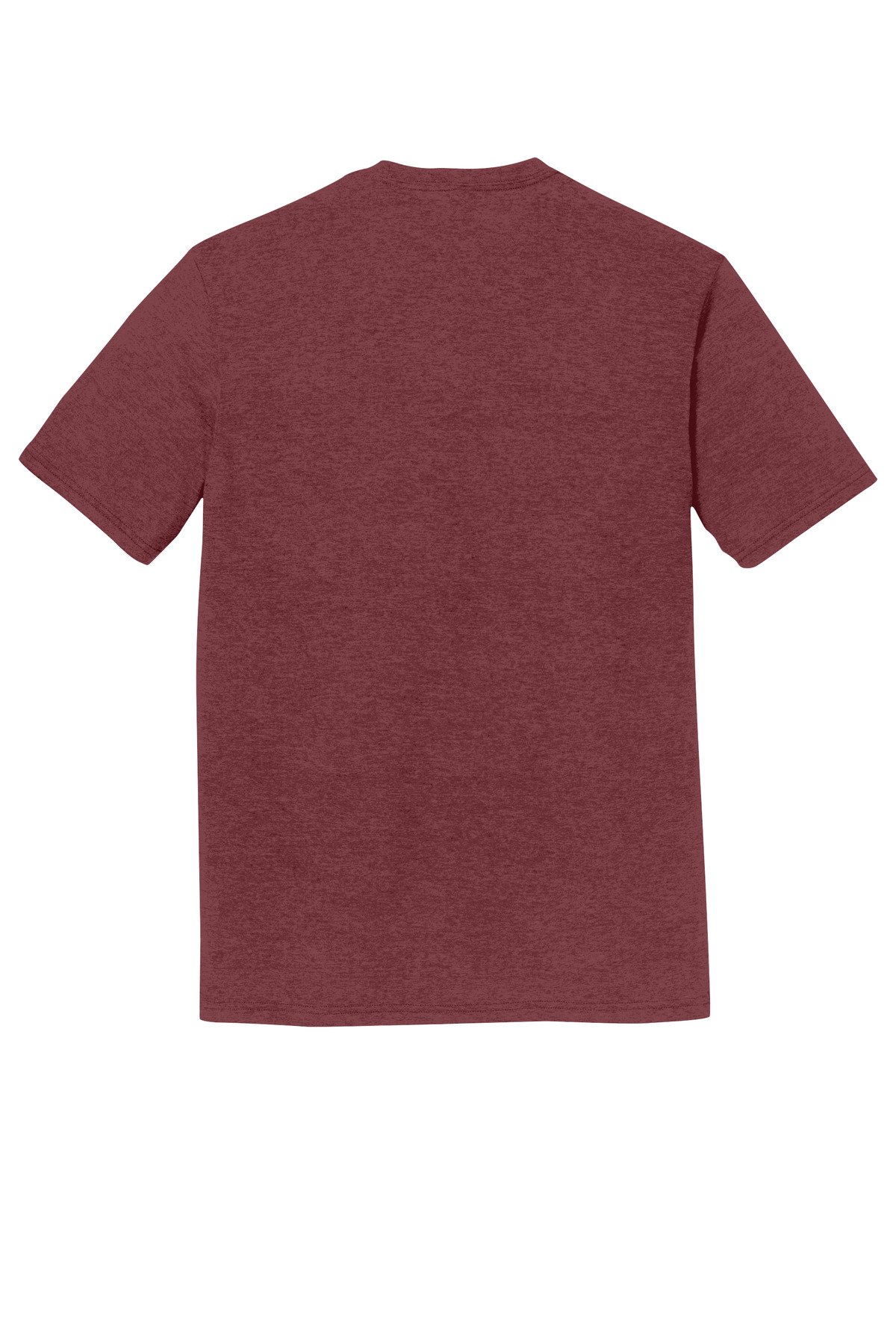 DM130DTG_maroonfrost_flat_back District Perfect Tri DTG Tee
