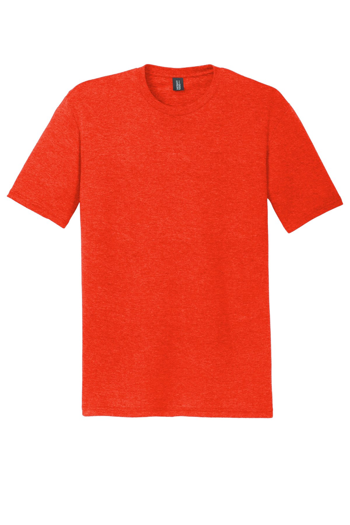 DM130_deeporangeheather_flat_front District Perfect Tri Tee.