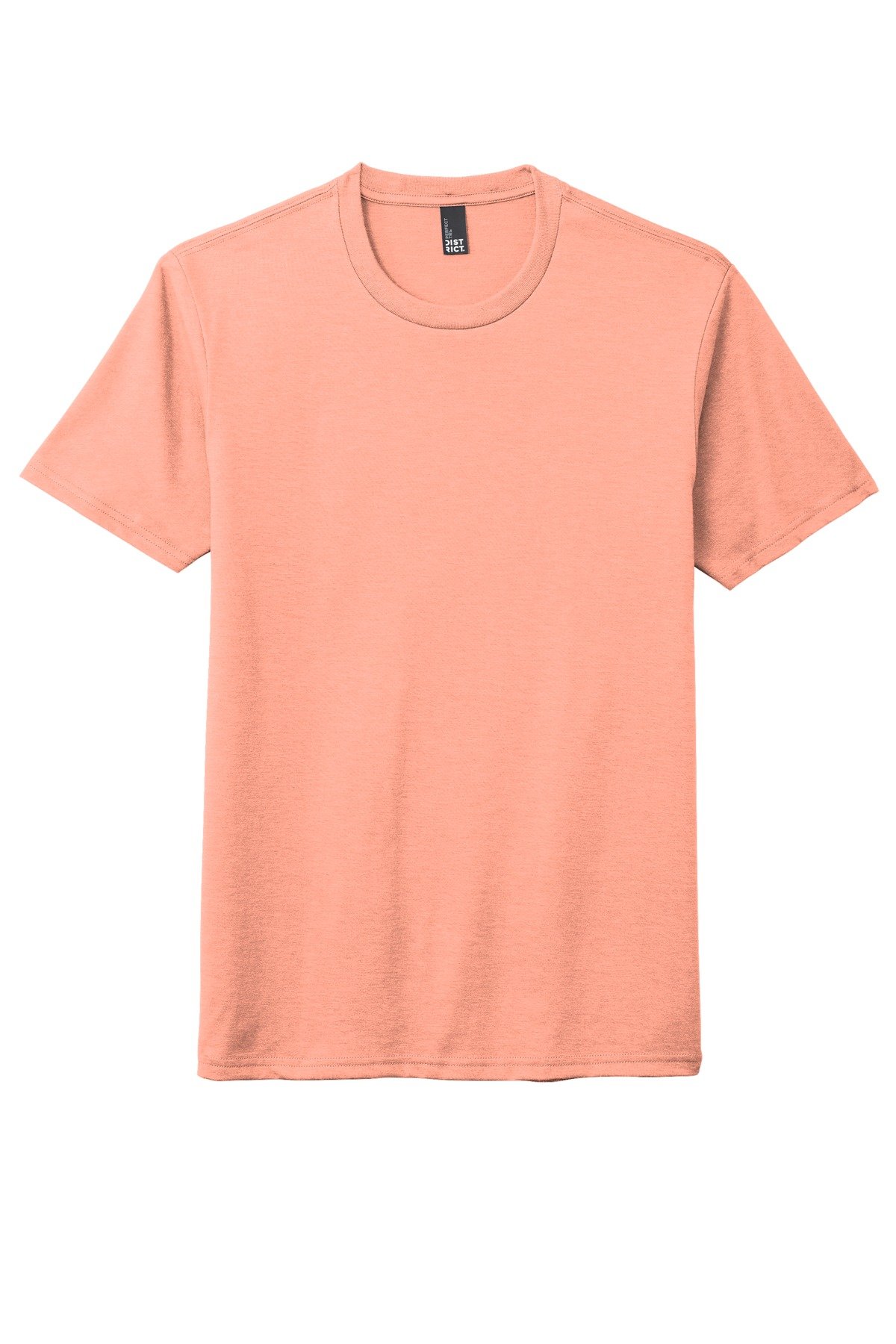 DM130_heathereddustypeach_flat_front District Perfect Tri Tee.