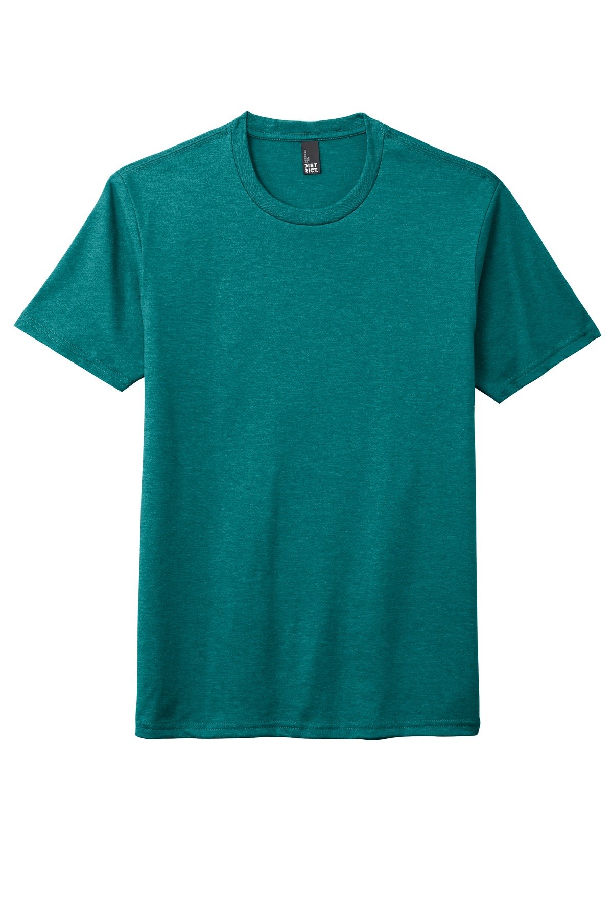 DM130_heatheredteal_flat_front District Perfect Tri Tee.