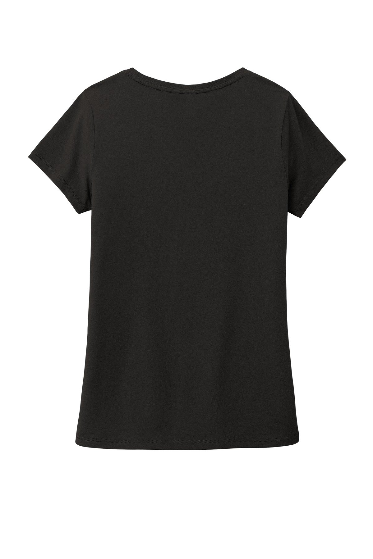 DM1350L_black_flat_back District Women's Perfect Tri V-Neck Tee