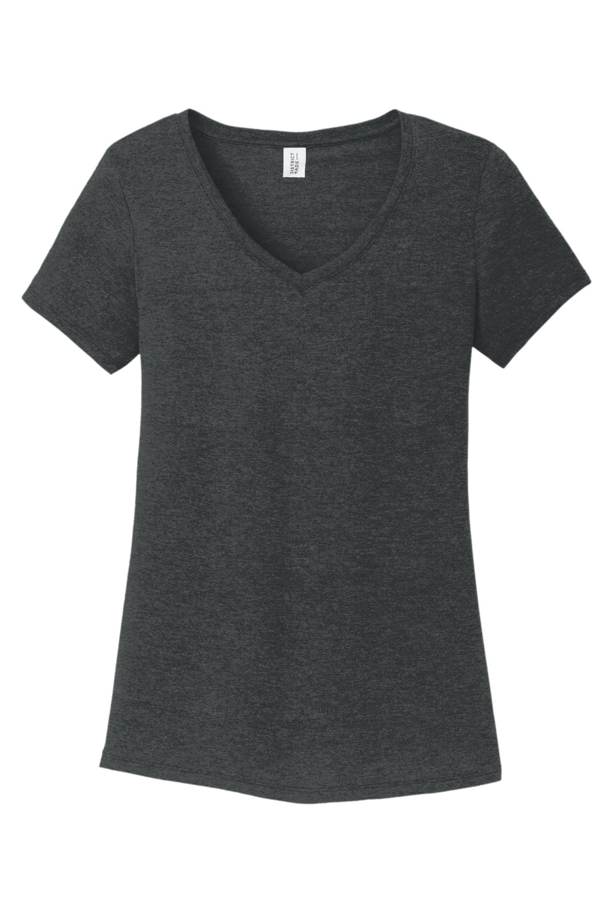 DM1350L_blackfrost_flat_front District Women's Perfect Tri V-Neck Tee