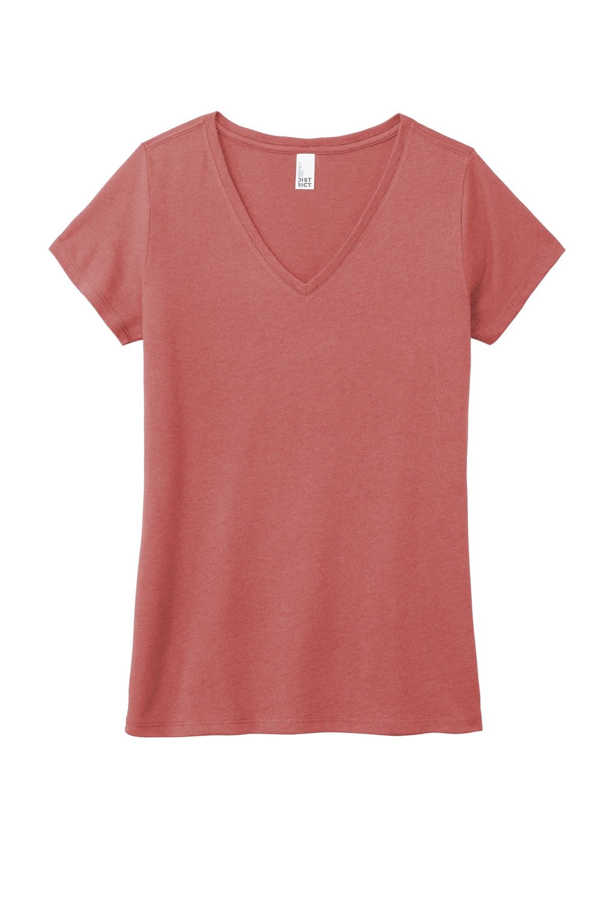 DM1350L_blushfrost_flat_front_052019 District Women's Perfect Tri V-Neck Tee