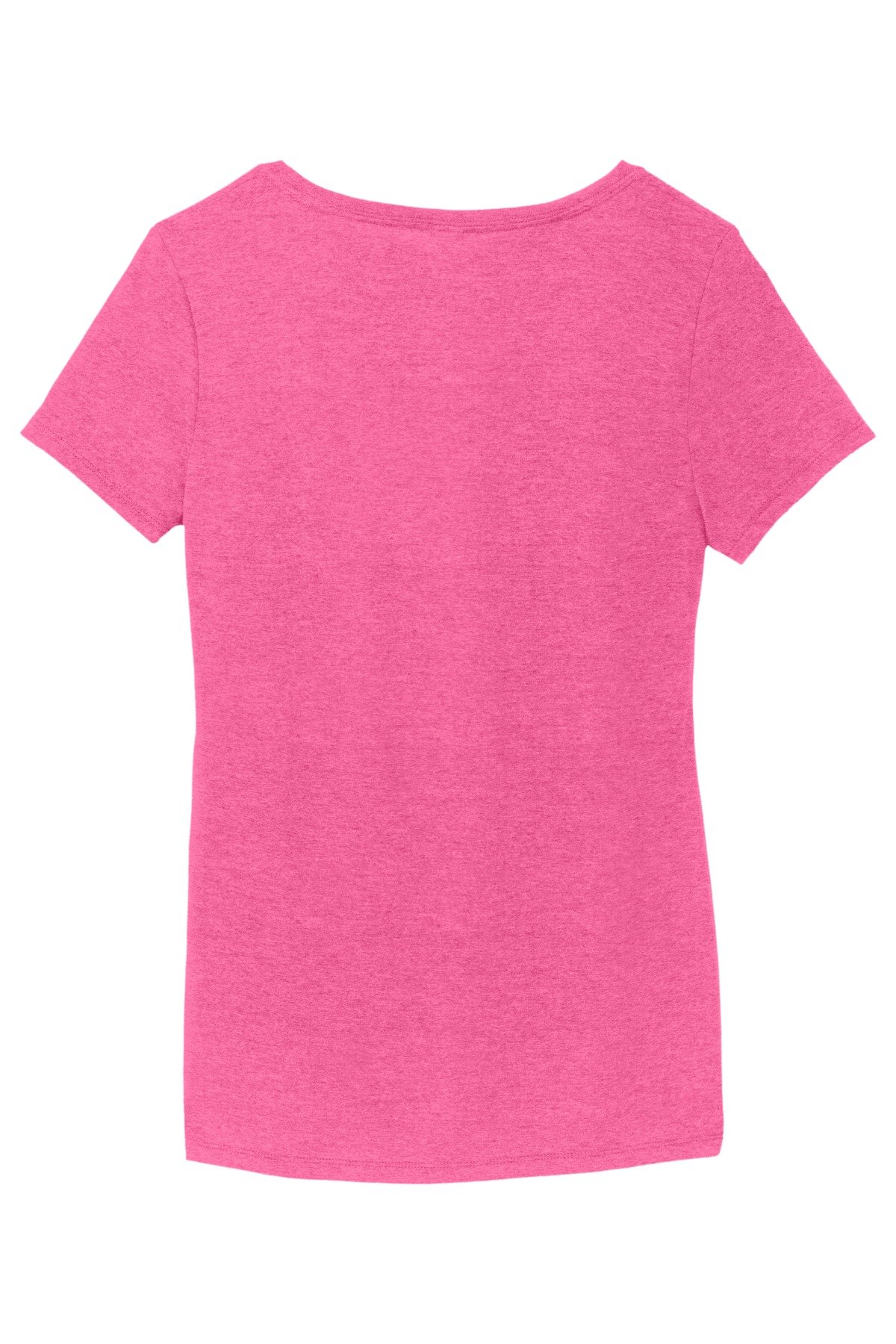 DM1350L_fuchsiafrost_flat_back District Women's Perfect Tri V-Neck Tee