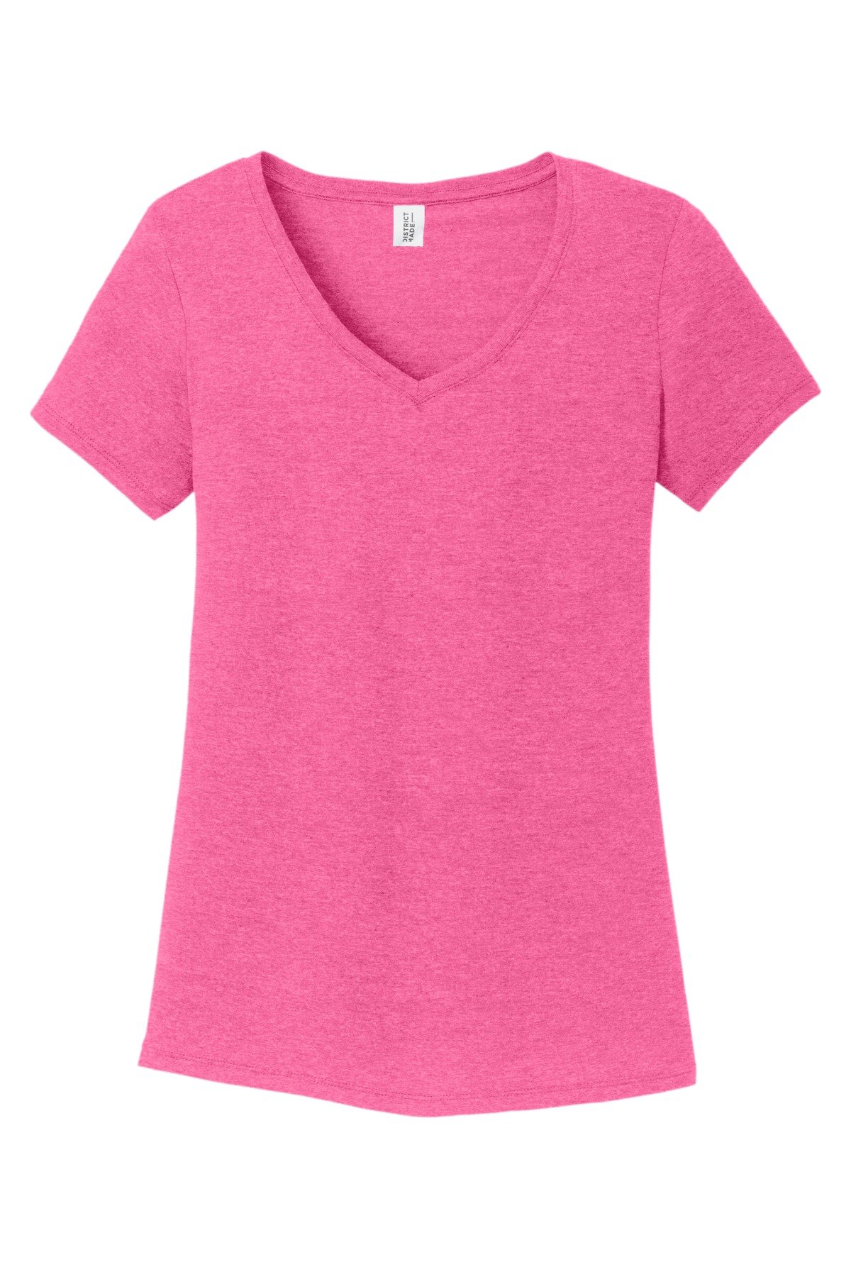 DM1350L_fuchsiafrost_flat_front District Women's Perfect Tri V-Neck Tee
