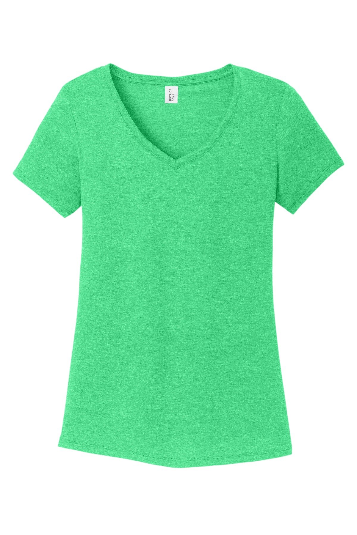 DM1350L_greenfrost_flat_front District Women's Perfect Tri V-Neck Tee