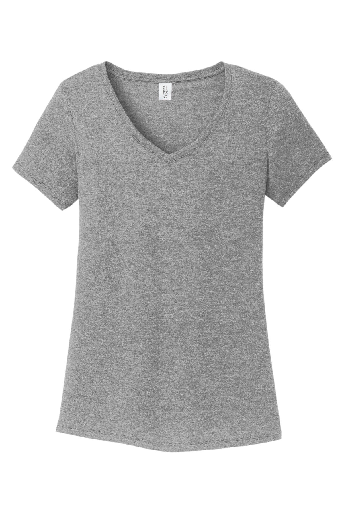 DM1350L_greyfrost_flat_front District Women's Perfect Tri V-Neck Tee