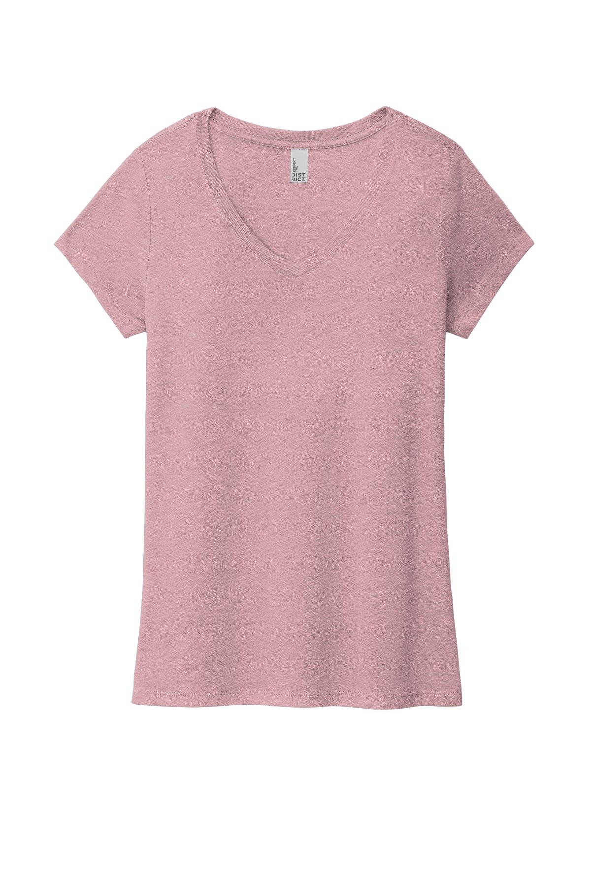 DM1350L_heatheredlavender_flat_front District Women's Perfect Tri V-Neck Tee