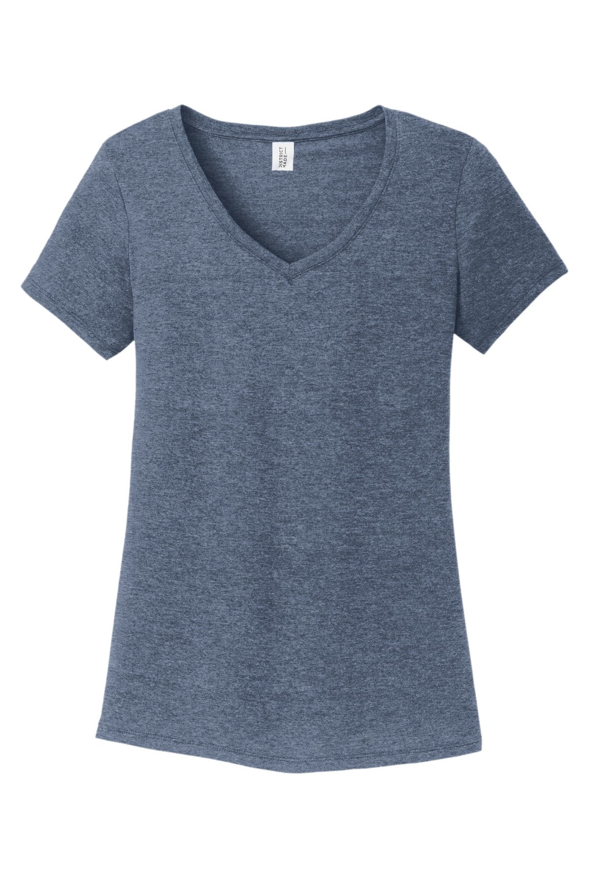 DM1350L_navyfrost_flat_front District Women's Perfect Tri V-Neck Tee