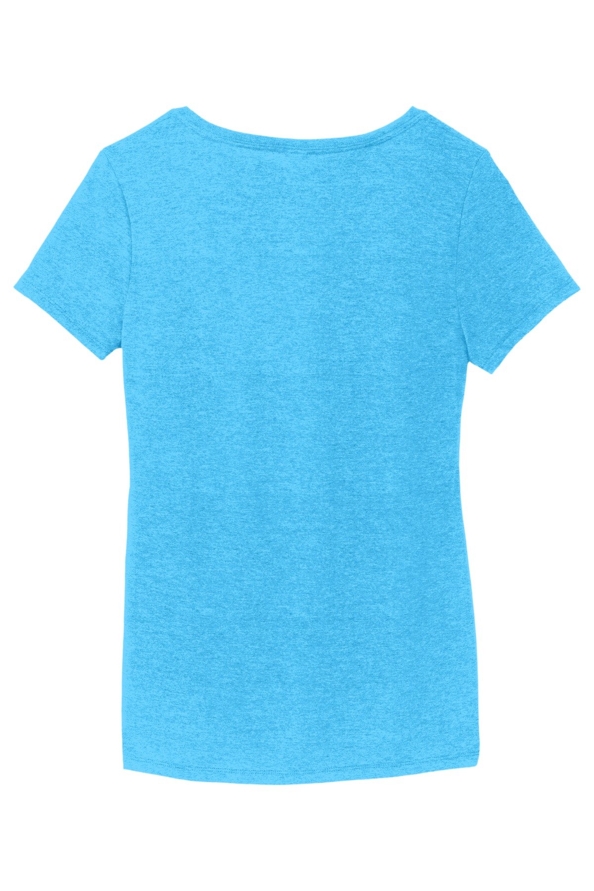 DM1350L_turquoisefrost_flat_back District Women's Perfect Tri V-Neck Tee