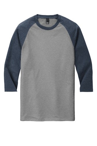 DM136 District 3/4 sleeve raglan