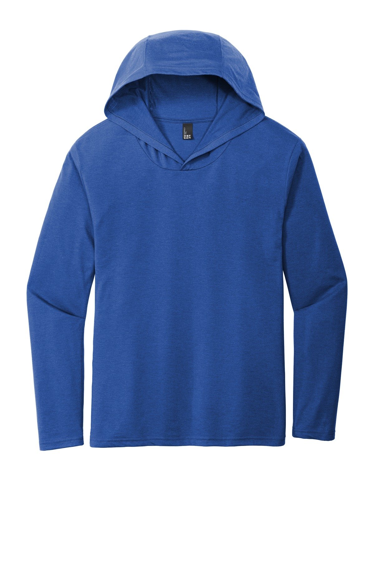 DM139_deeproyal_flat_front District Perfect Tri Long Sleeve Hoodie