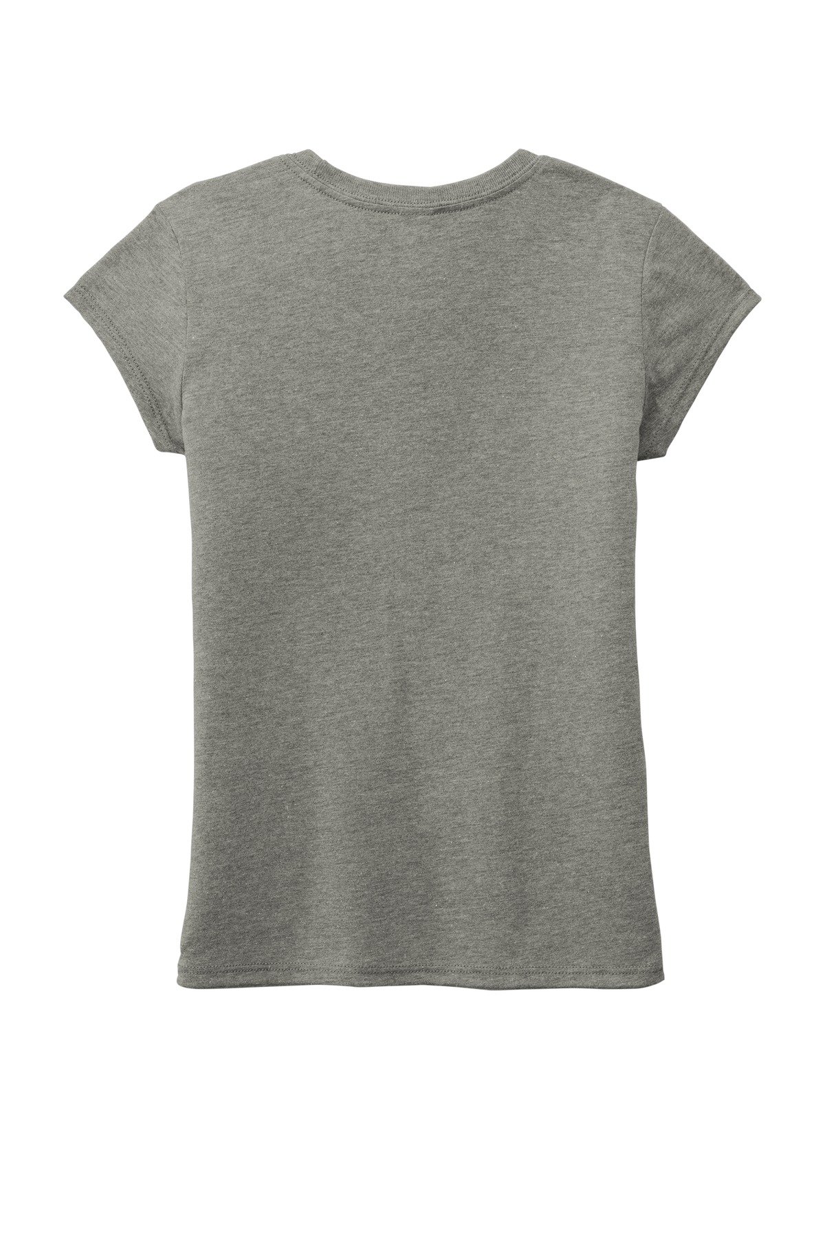 DT130YG_greyfrost_flat_back District Girls Perfect Tri Tee
