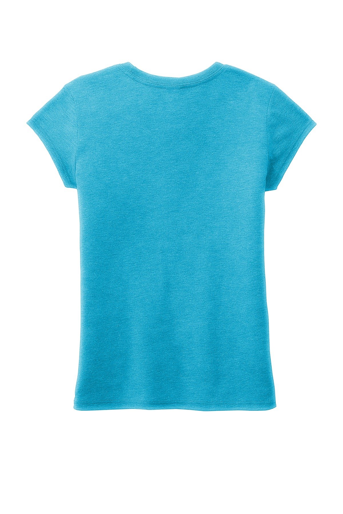 DT130YG_turquoisefrost_flat_back District Girls Perfect Tri Tee