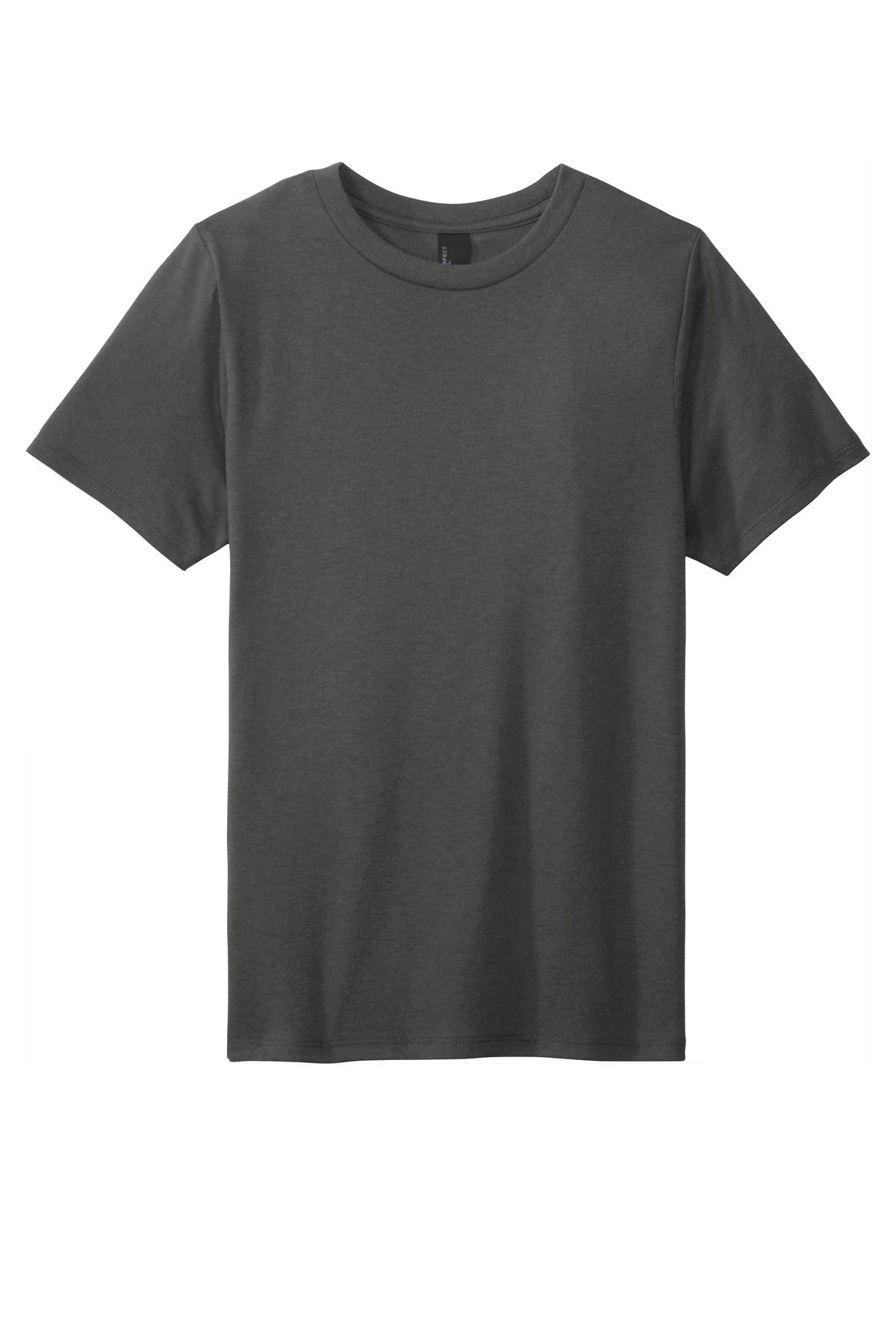 DT130Y_charcoal_flat_front District Youth Perfect Tri Tee.