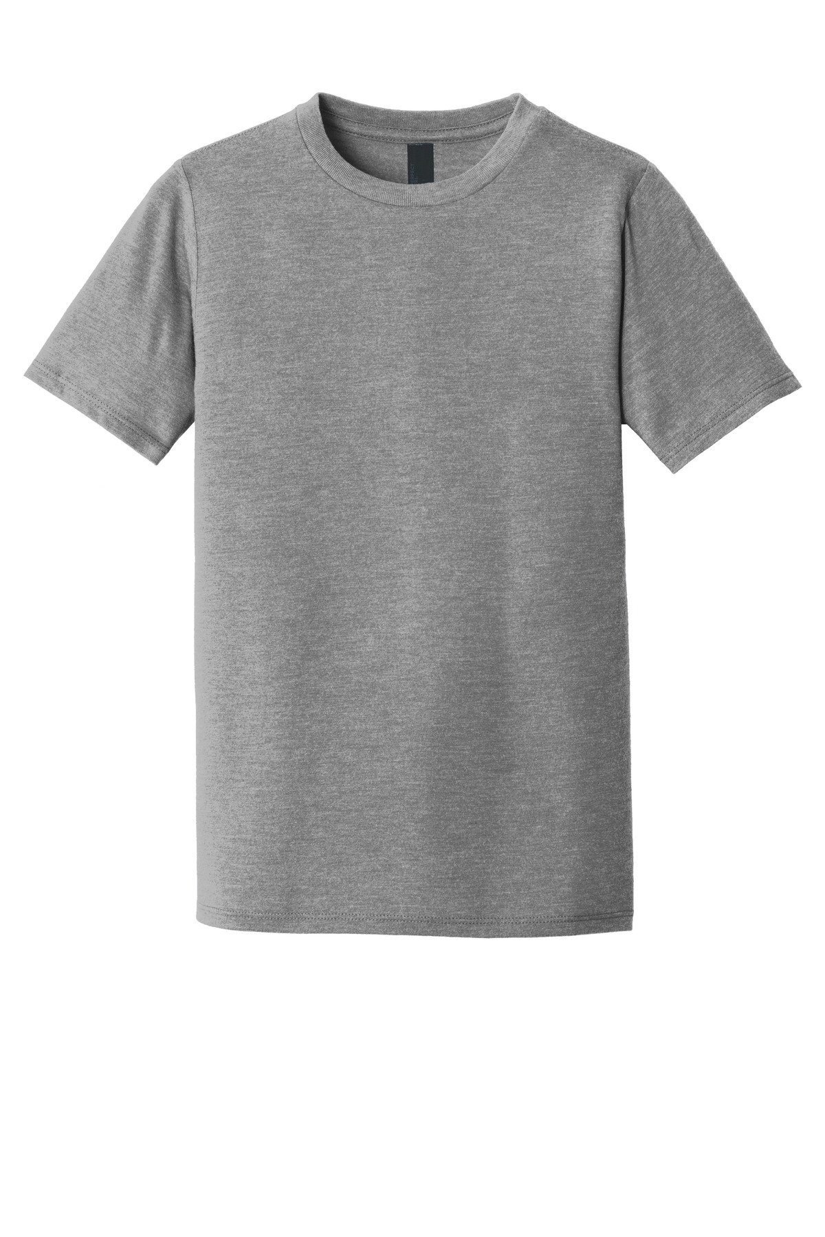DT130Y_greyfrost_flat_front District Youth Perfect Tri Tee.