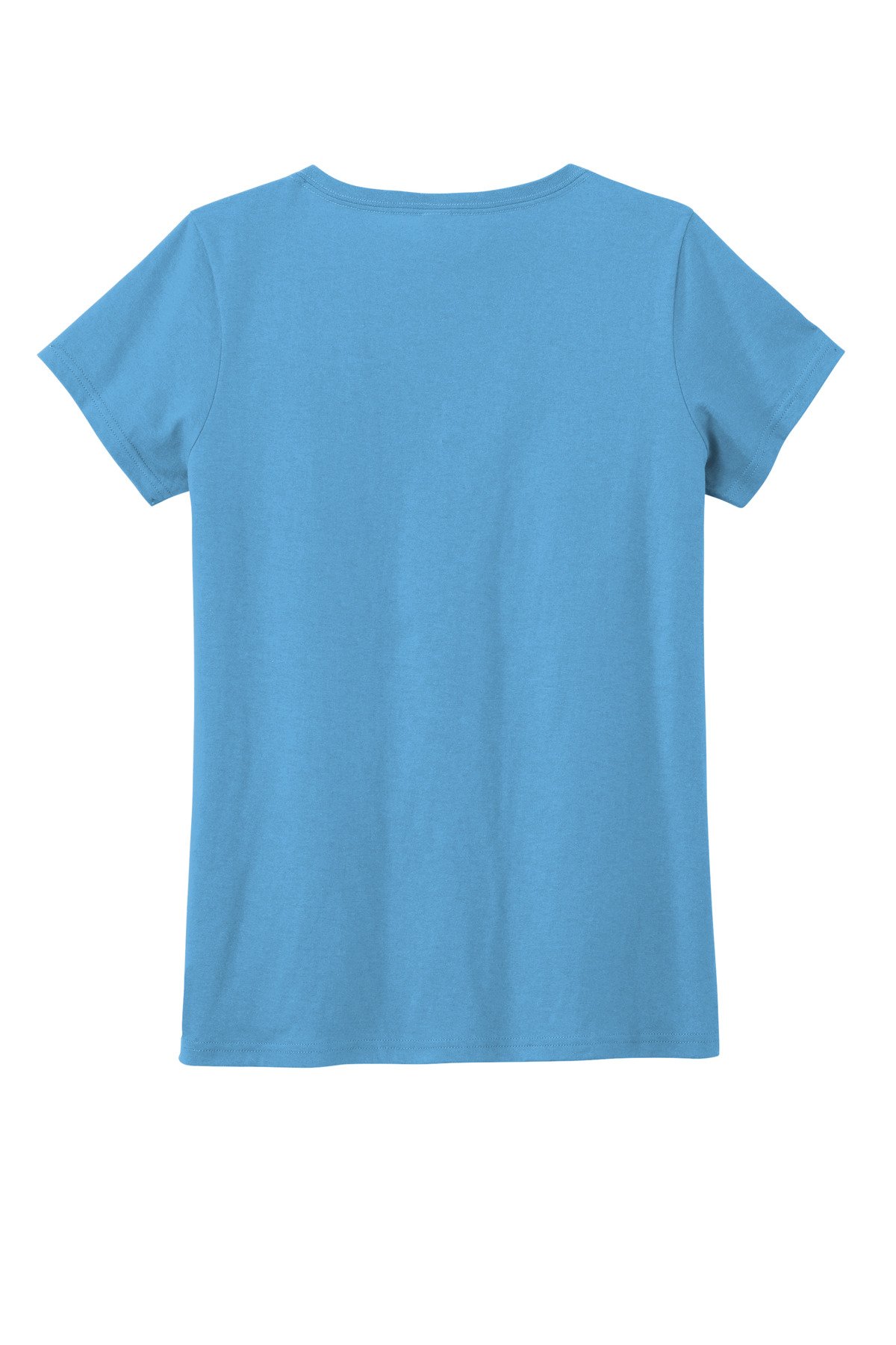 DT5002_aquaticblue_flat_back District Women's The Concert Tee V-Neck
