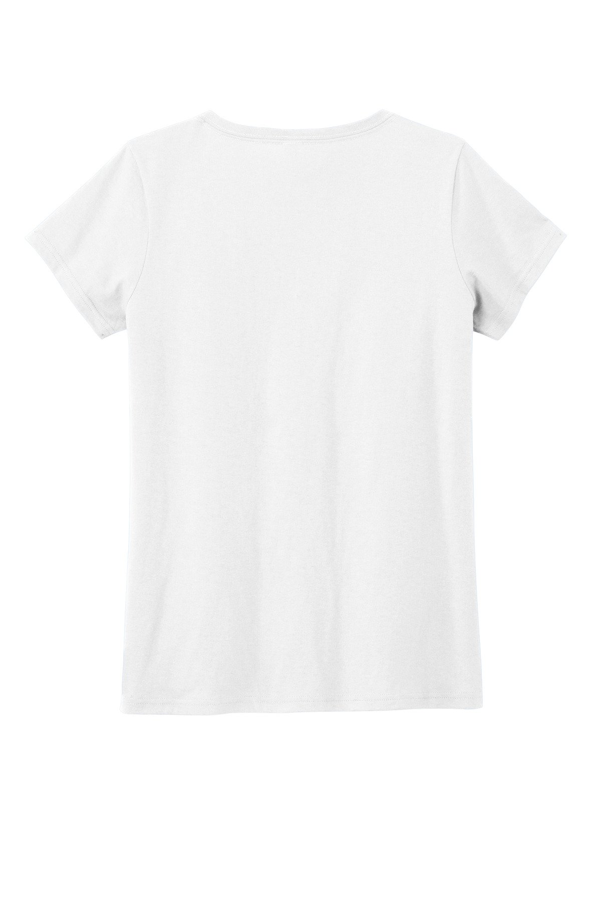 DT5002_white_flat_back District Women's The Concert Tee V-Neck