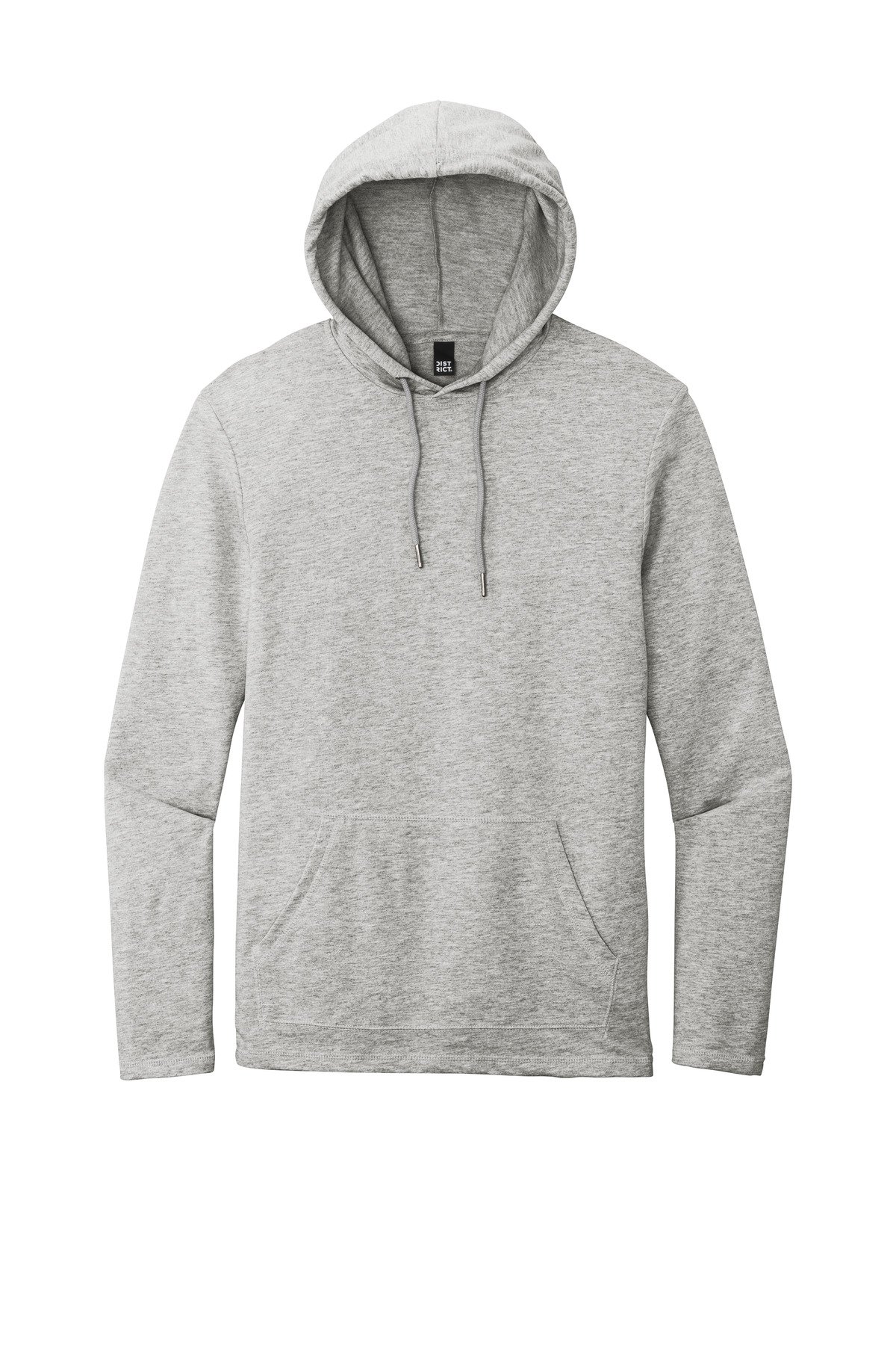 DT571_lightheathergrey_flat_front District Featherweight French Terry Hoodie