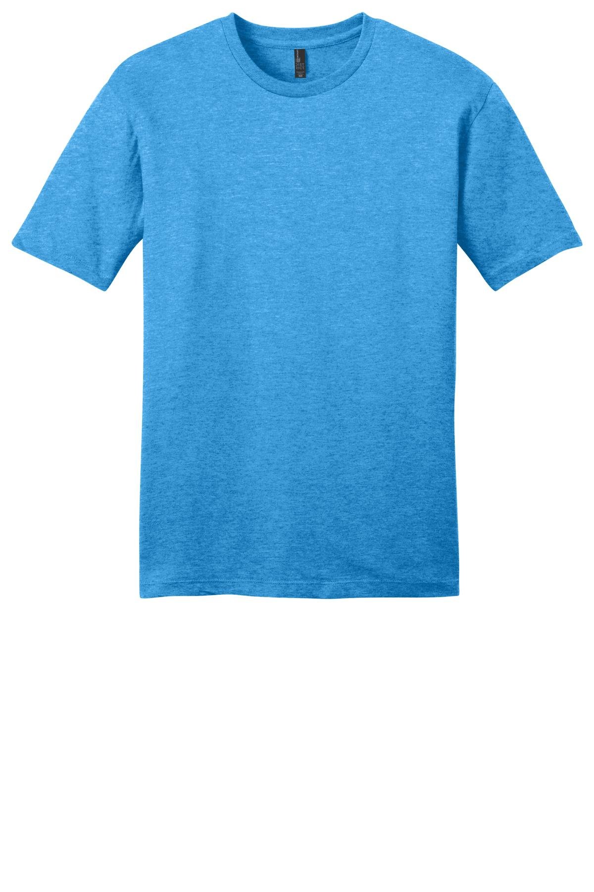 DT6000_hthrdbrightturquoise_flat_front District Very Important Tee