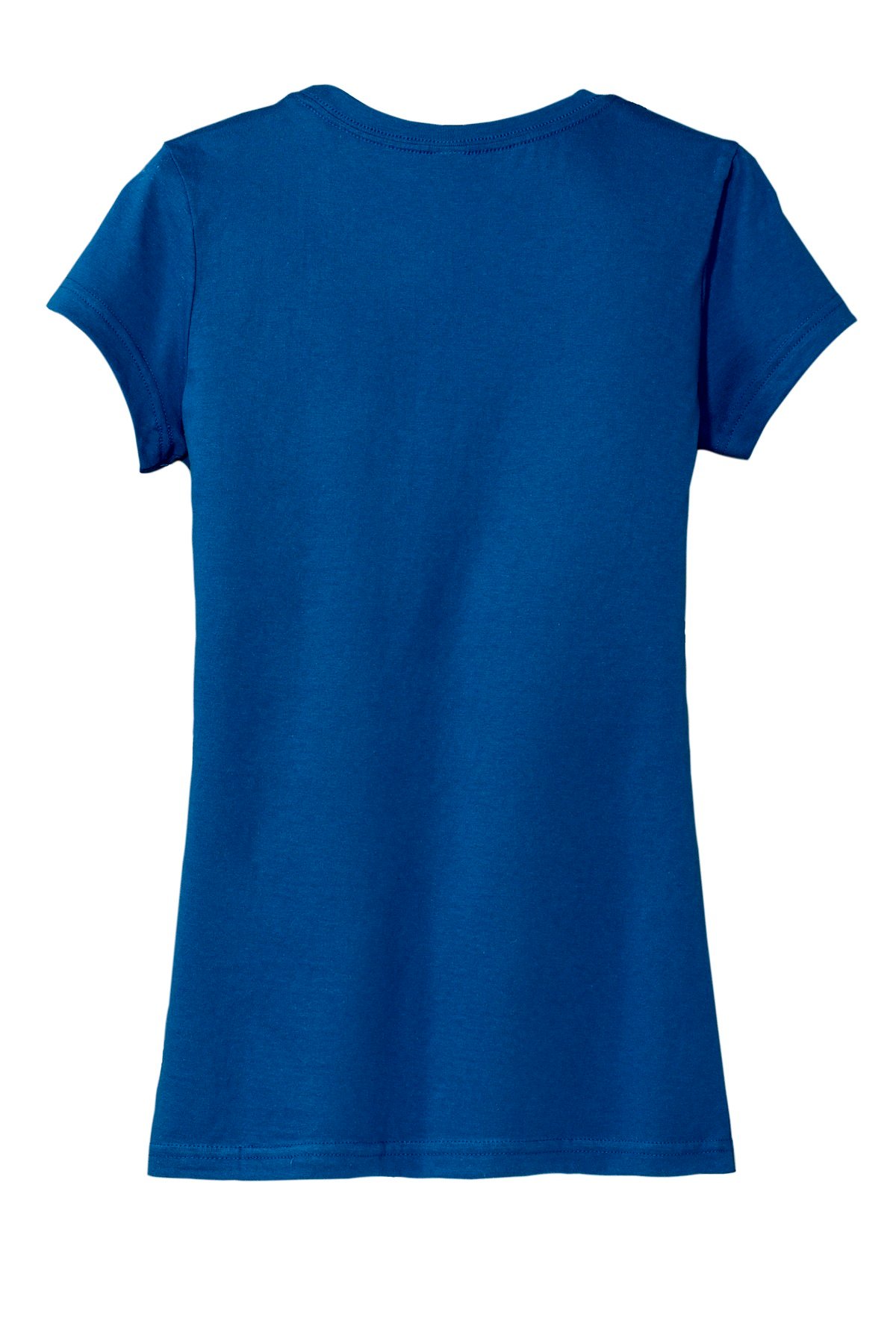 DT6001_deeproyal_flat_back District Women's Fitted Very Important Tee