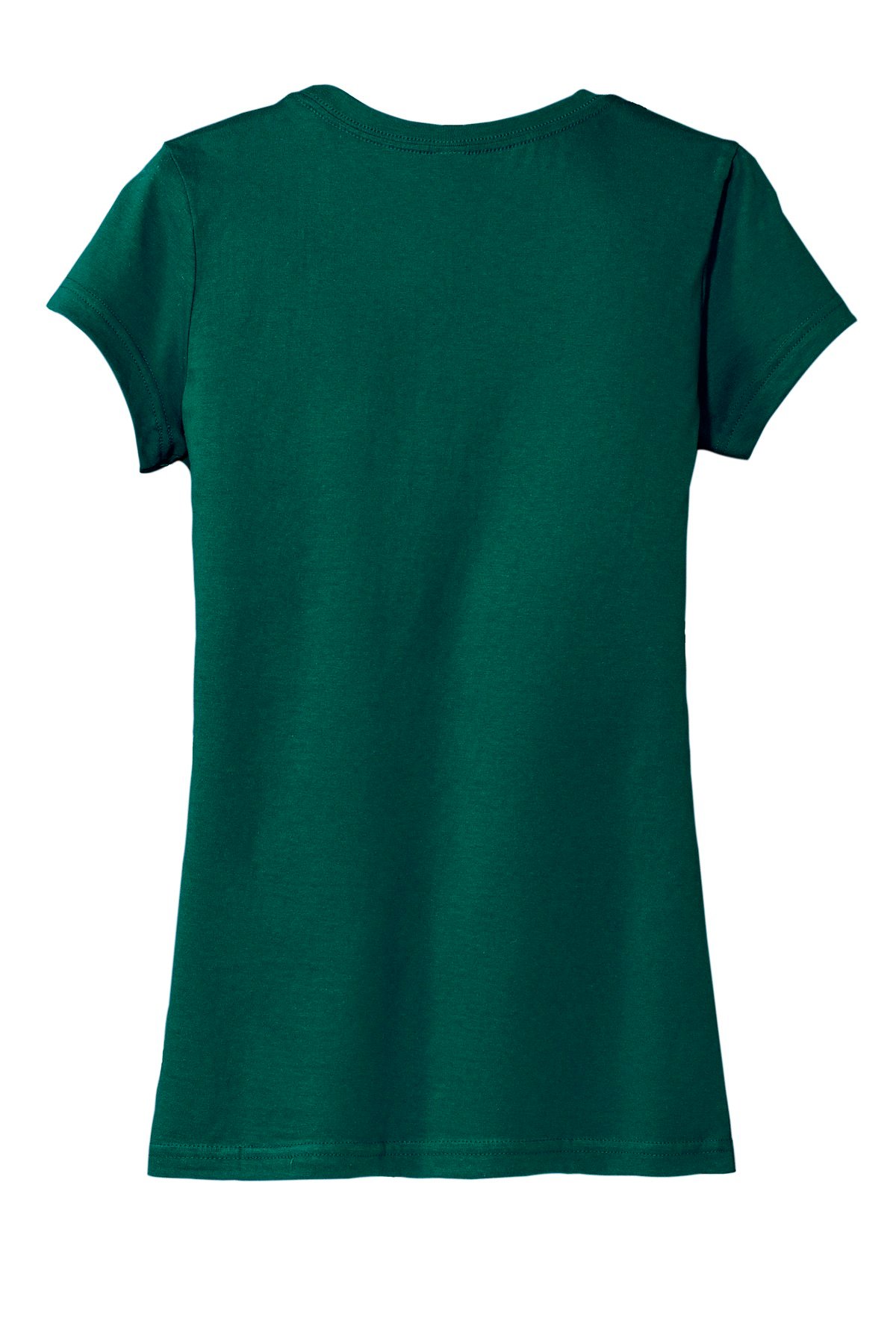DT6001_evergreen_flat_back District Women's Fitted Very Important Tee