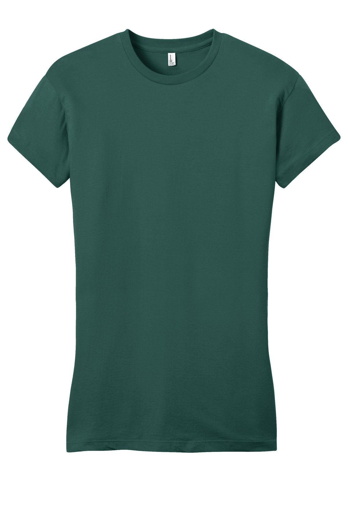 DT6001_evergreen_flat_front District Women's Fitted Very Important Tee