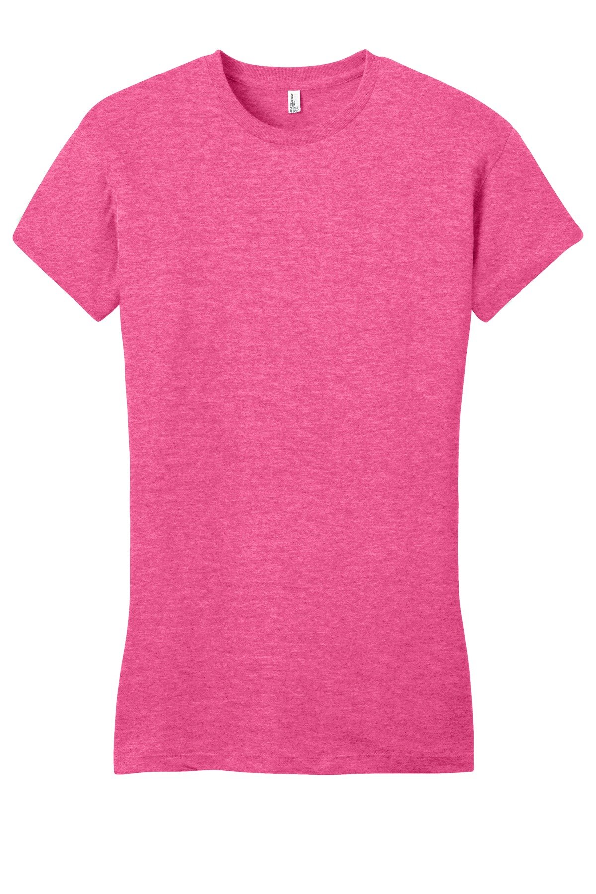 DT6001_fuchsiafrost_flat_front District Women's Fitted Very Important Tee