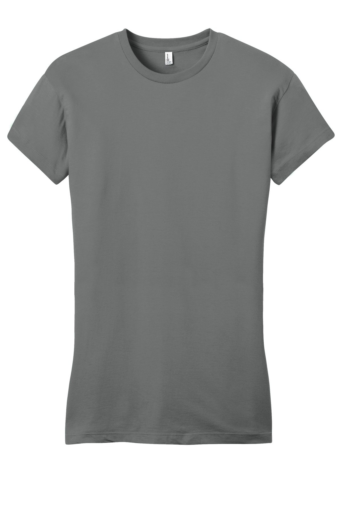 DT6001_grey_flat_front District Women's Fitted Very Important Tee