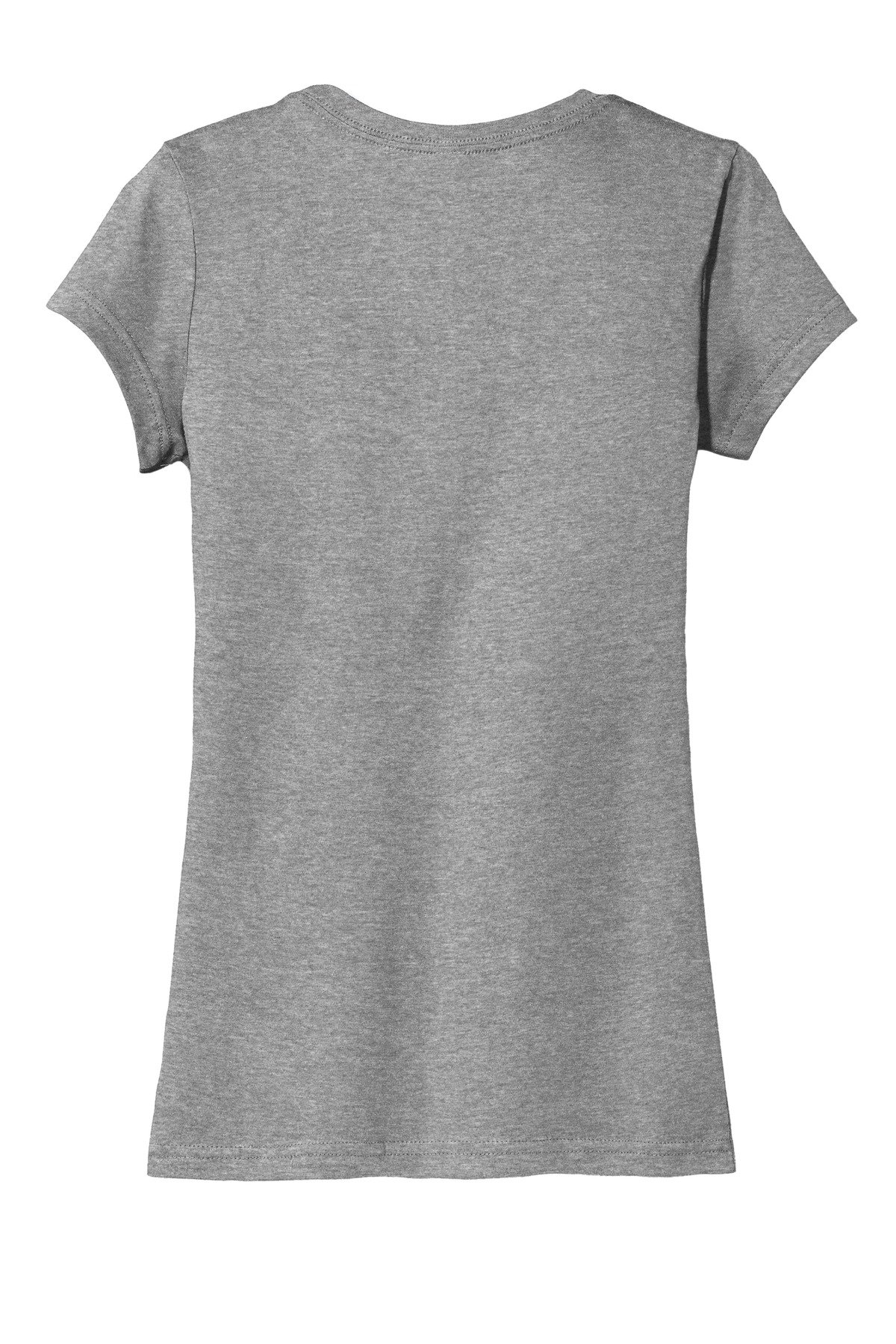 DT6001_greyfrost_flat_back District Women's Fitted Very Important Tee