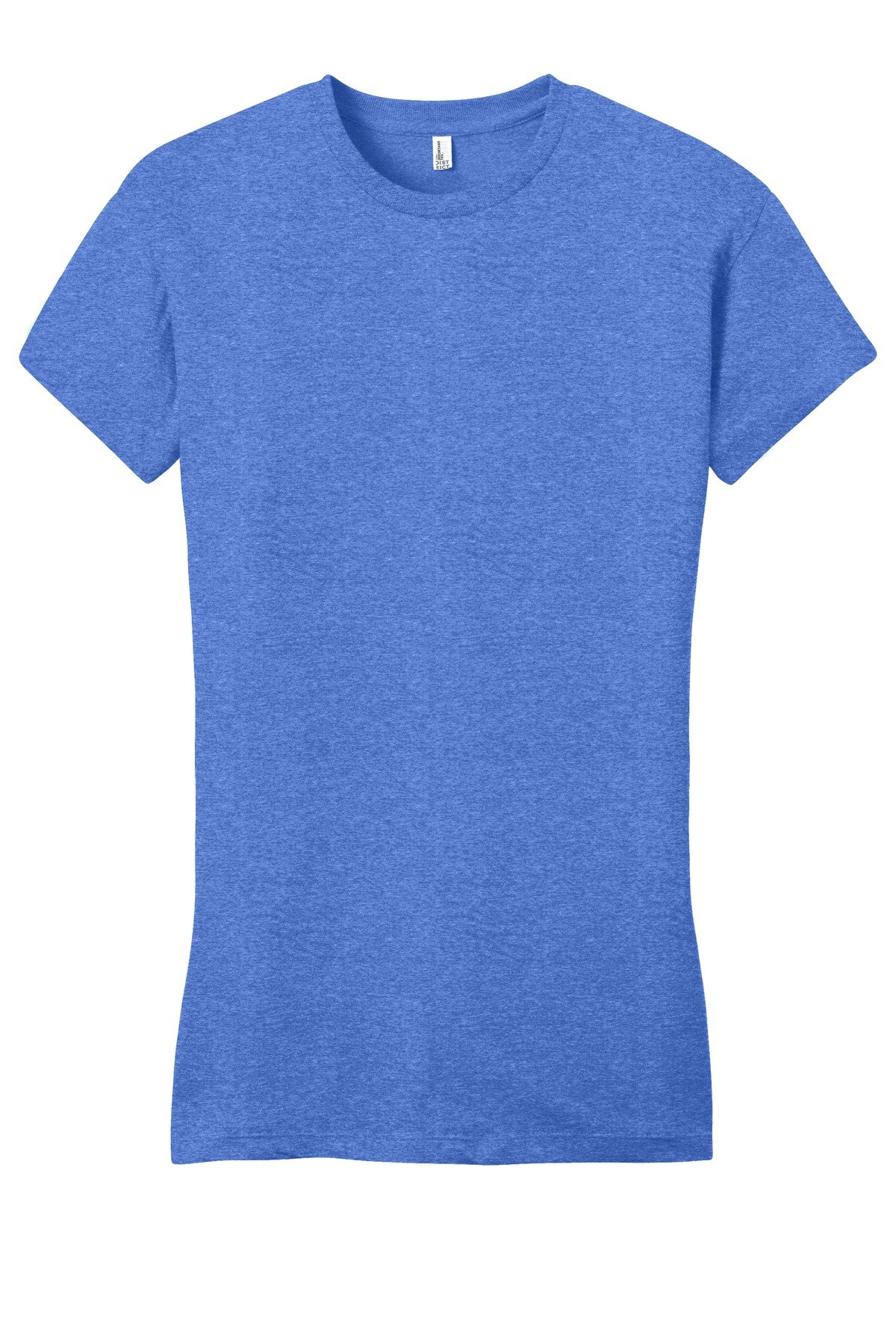 DT6001_heatherroyal_flat_front District Women's Fitted Very Important Tee